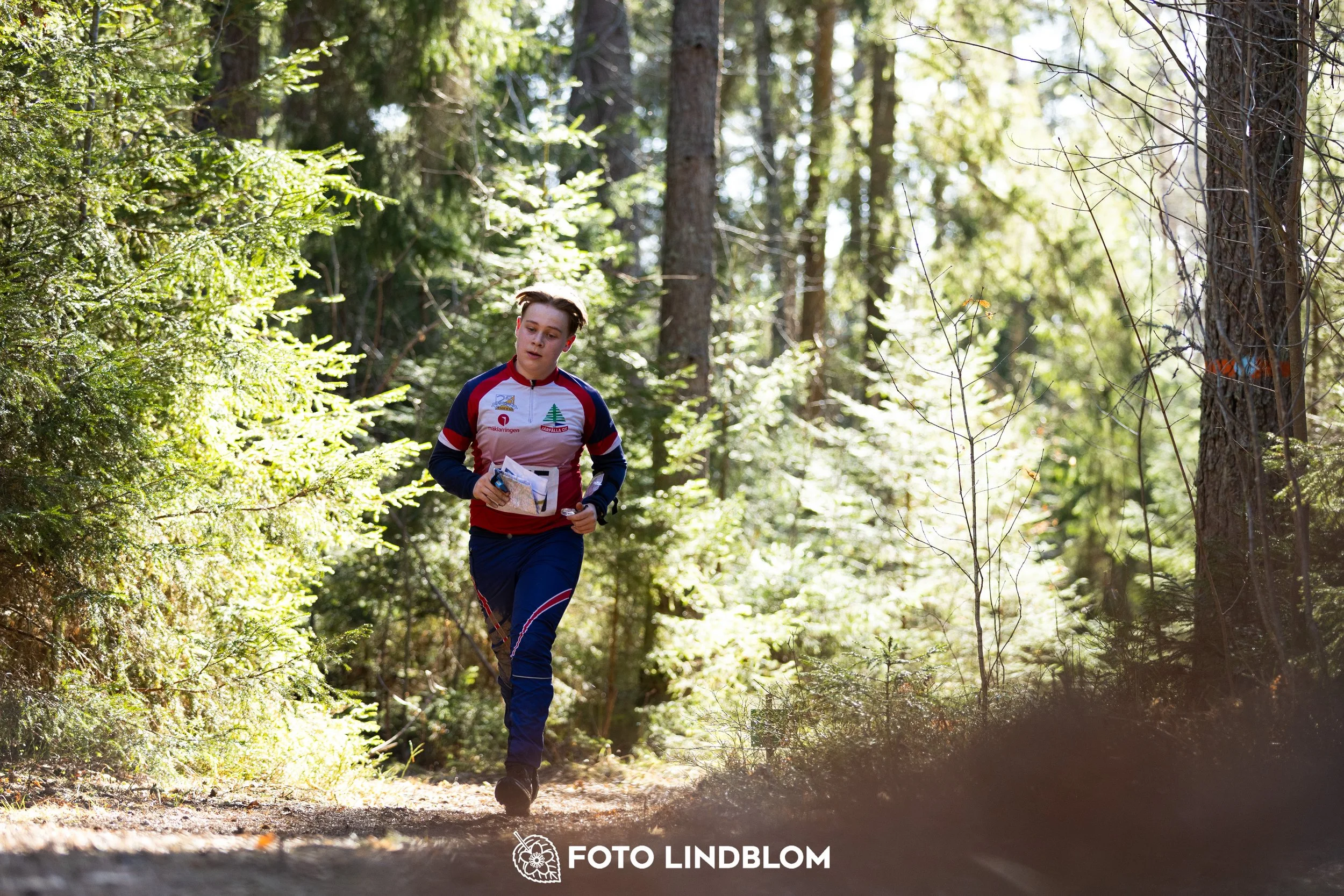 A moment from the 2026 Nyköpingsorienteringen orienteering race in Sweden, captured by Foto Lindblom.