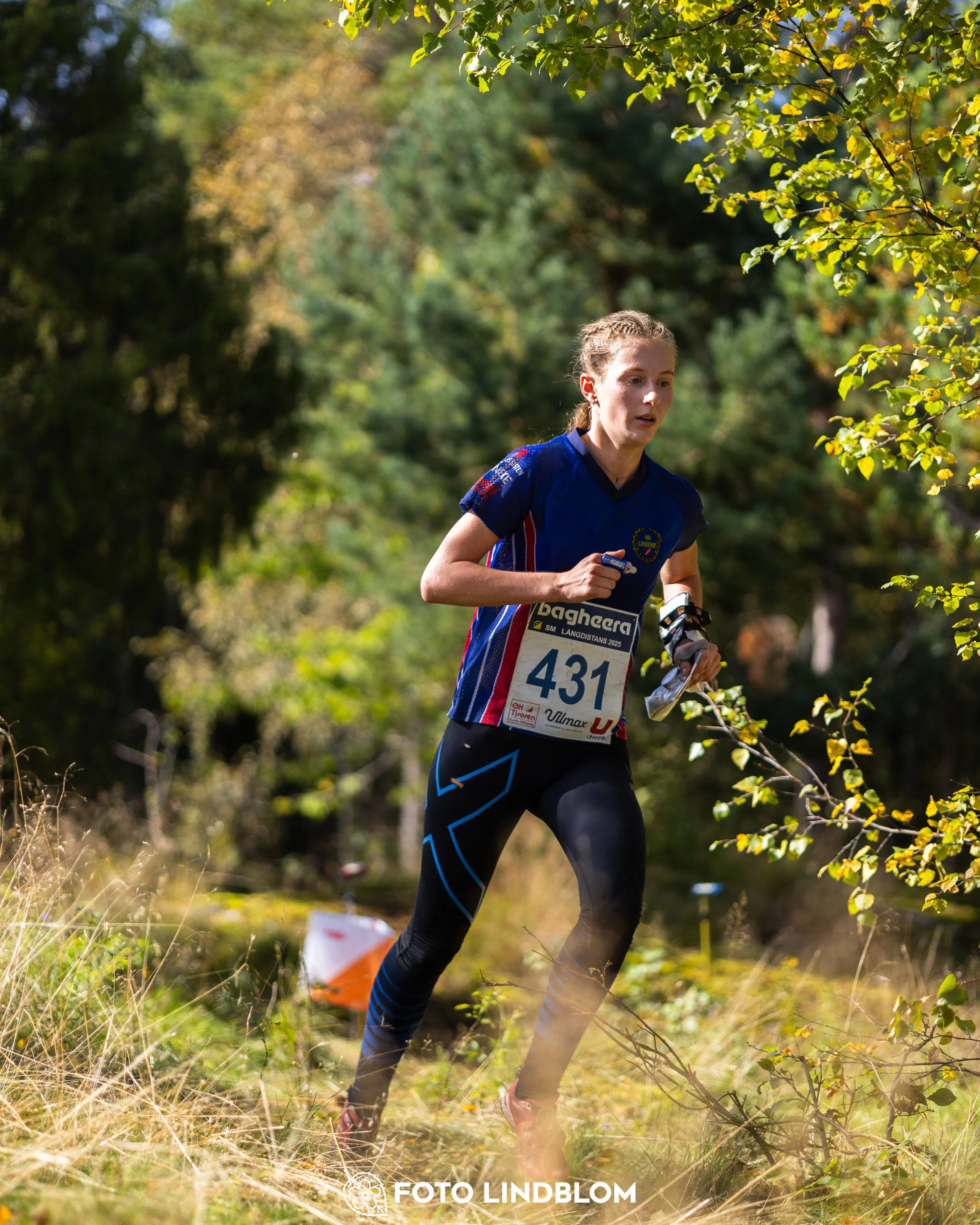 A picture from the Swedish national championship in long distance orienteering and Swedish league race taken by Foto Lindblom