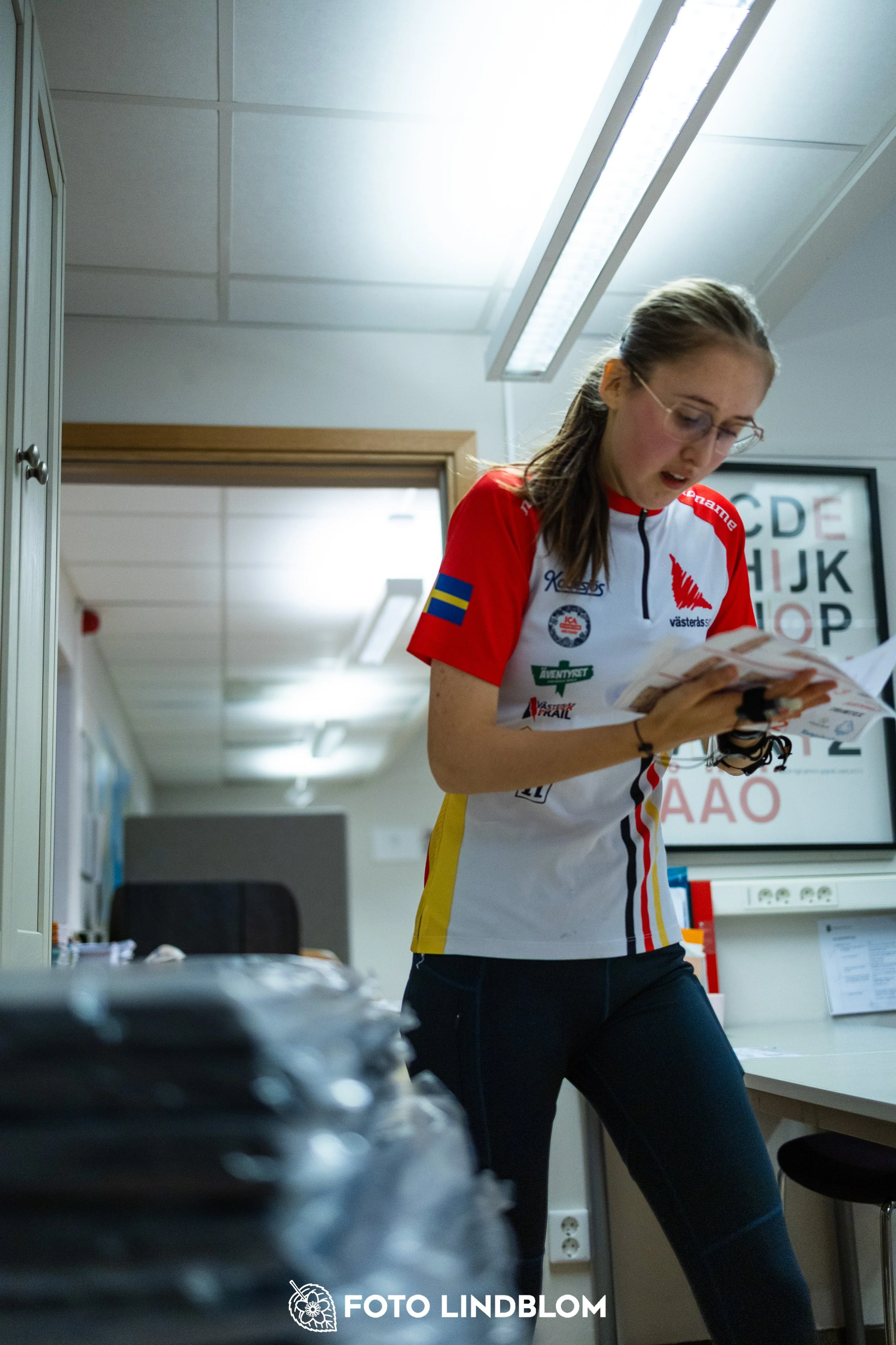 A picture from the indoor orienteering event Viken Indoor taken by Foto Lindblom