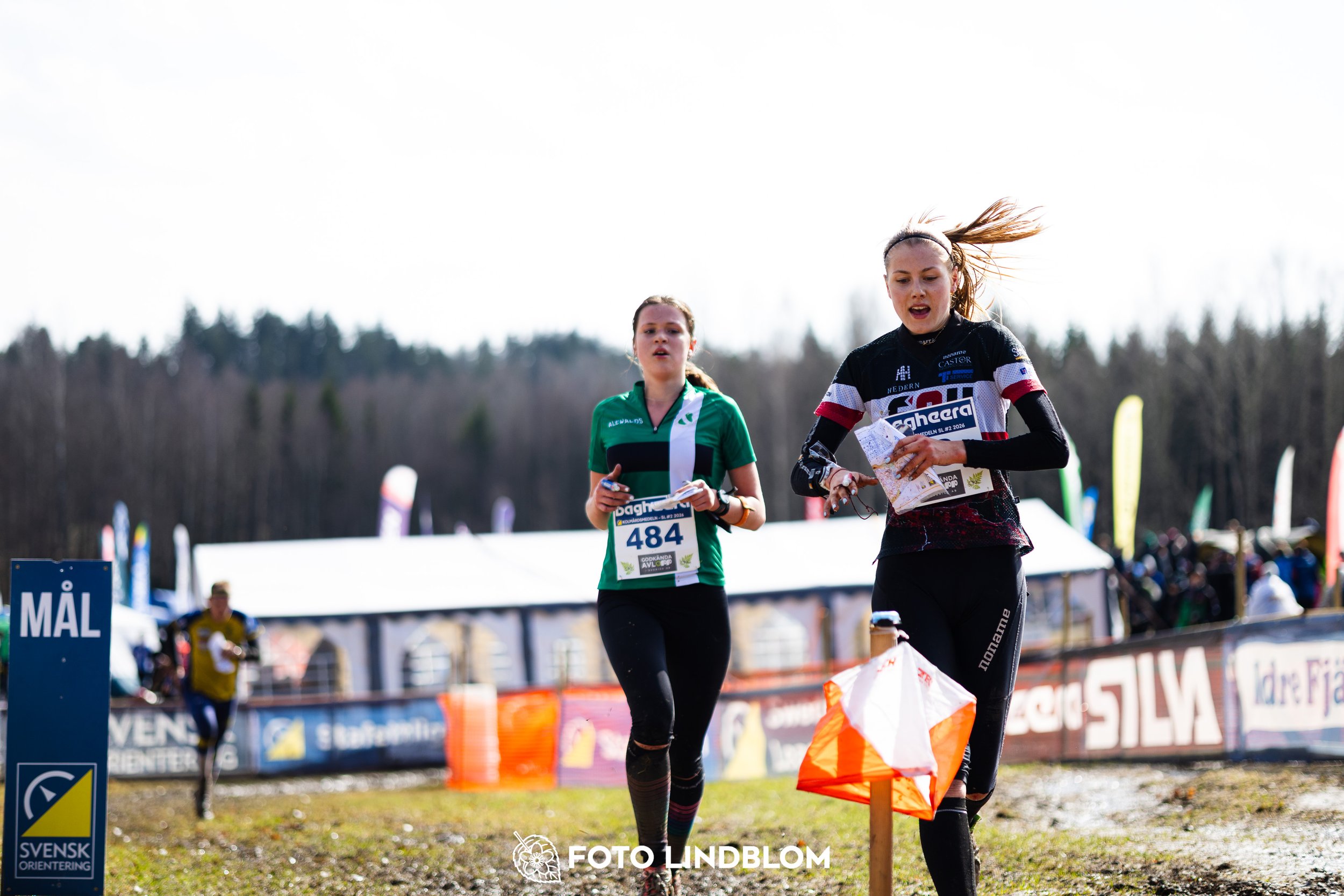 A photo from an orienteering race in Kolmården during the Swedish League spring season 2026, captured by Foto Lindblom.