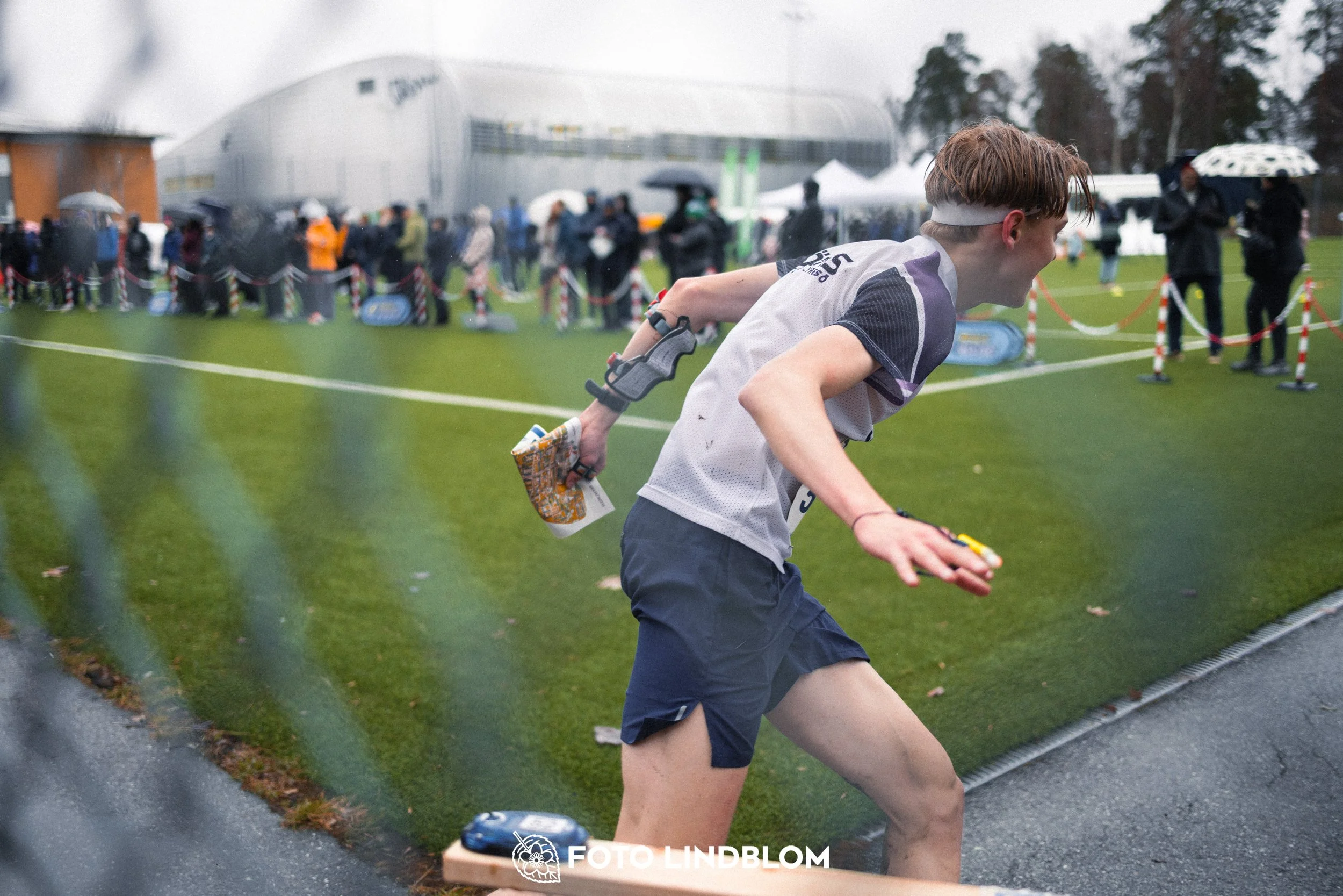 A photo from an orienteering race in Stockholm during the Swedish League spring season 2026, captured by Foto Lindblom.
