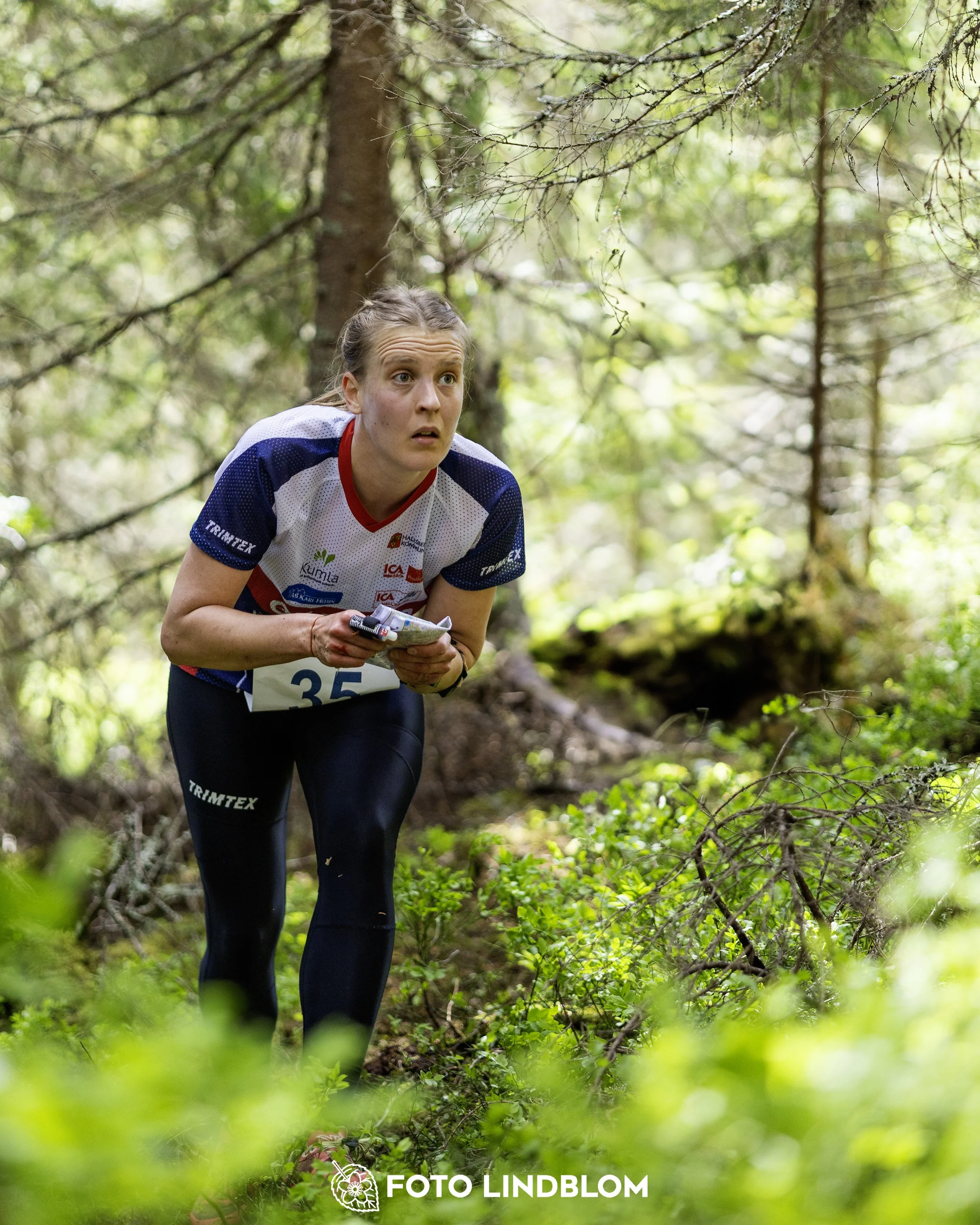 A picture from the seventh stage of the Swedish League orienteering competition