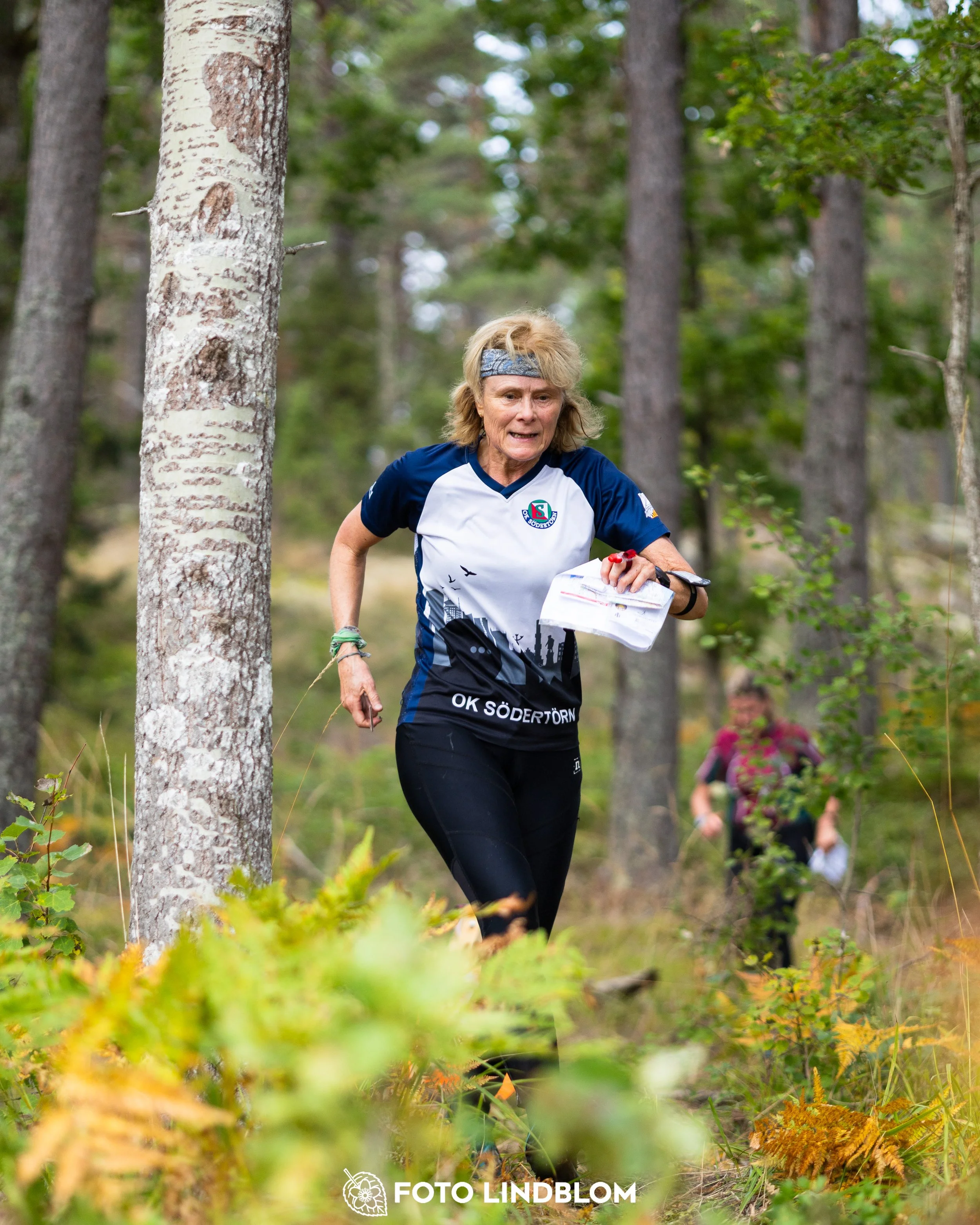 A picture from the Stockholm district championship in middle distance orienteering taken by Foto Lindblom