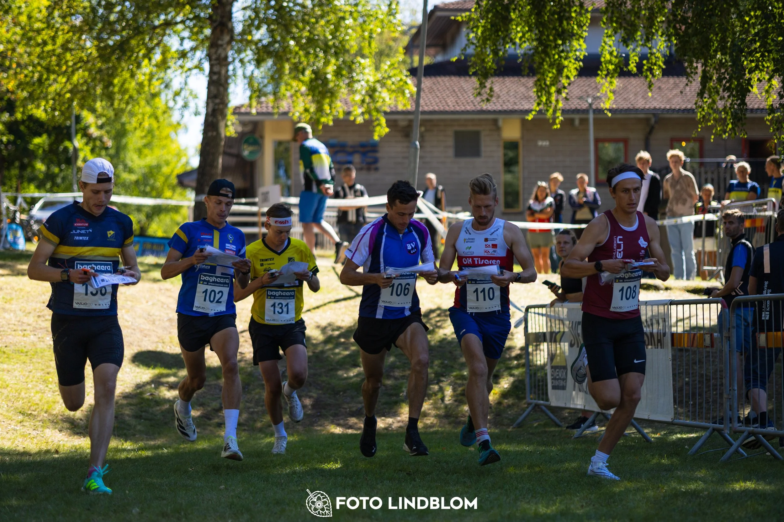 A picture from the Swedish national championship in knock out orienteering  taken by Foto Lindblom
