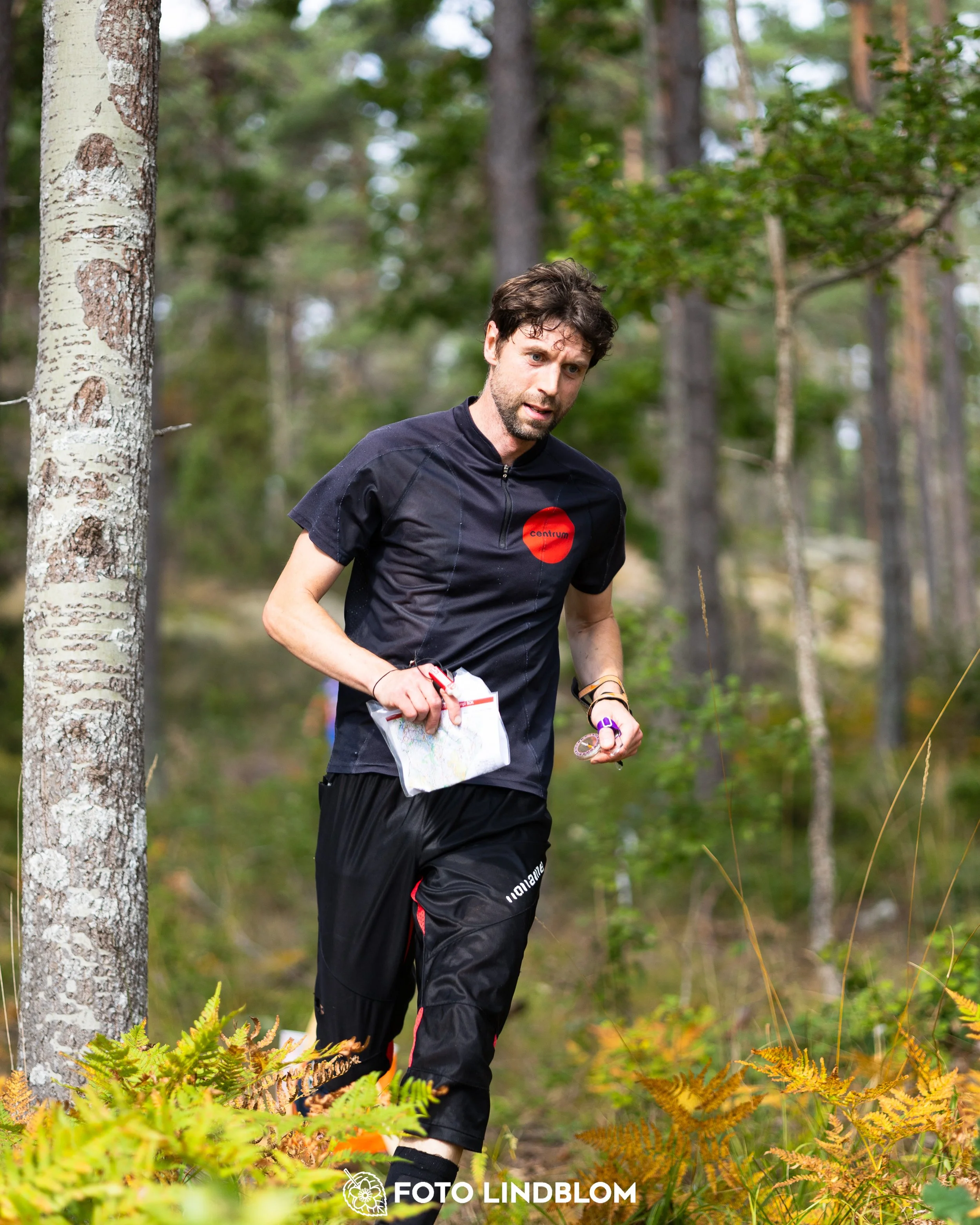 A picture from the Stockholm district championship in middle distance orienteering taken by Foto Lindblom