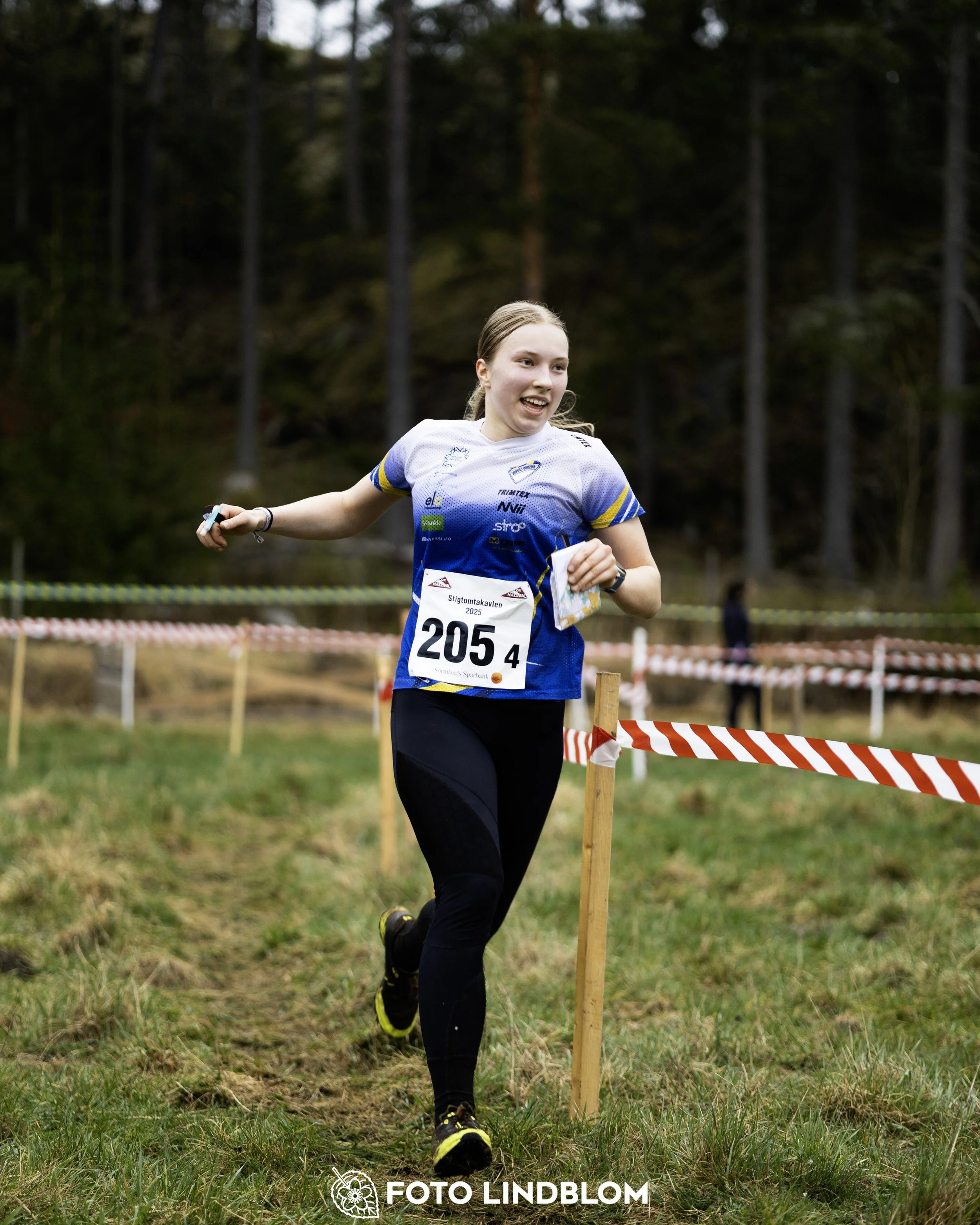 A picture from the orienteering relay competition "Stigtomtakavlen"