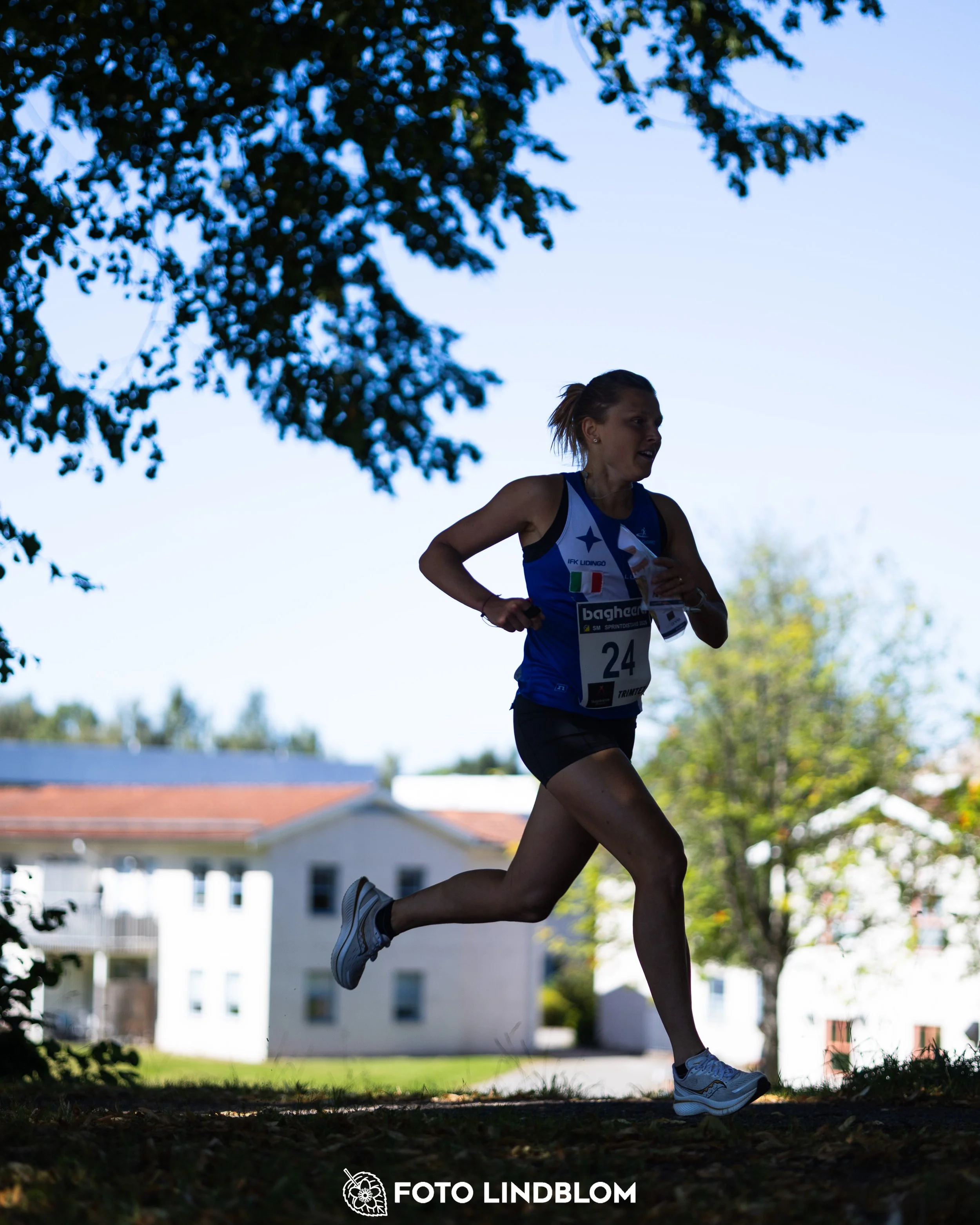 A picture from the Swedish national championship in knock out orienteering  taken by Foto Lindblom