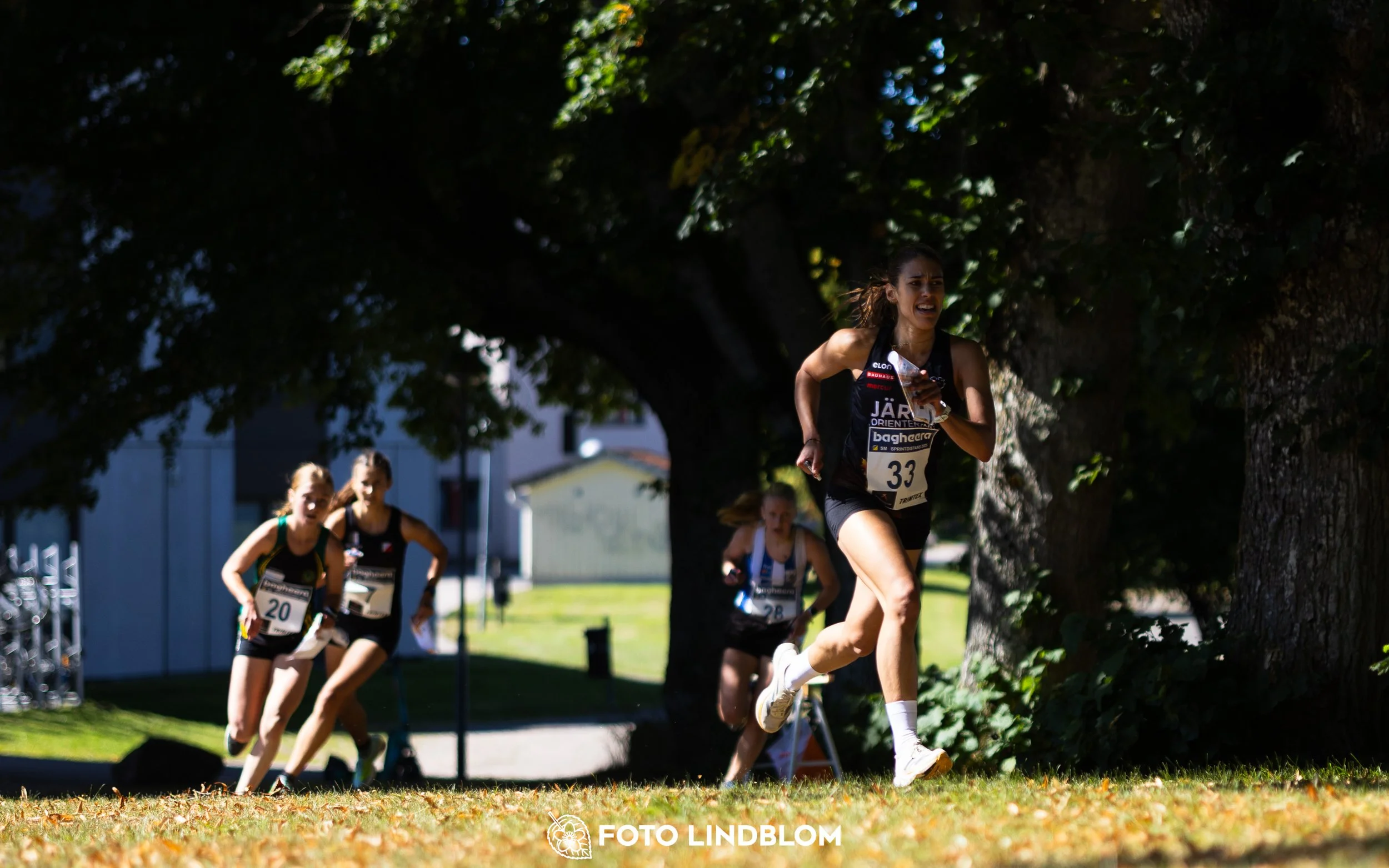 A picture from the Swedish national championship in knock out orienteering  taken by Foto Lindblom