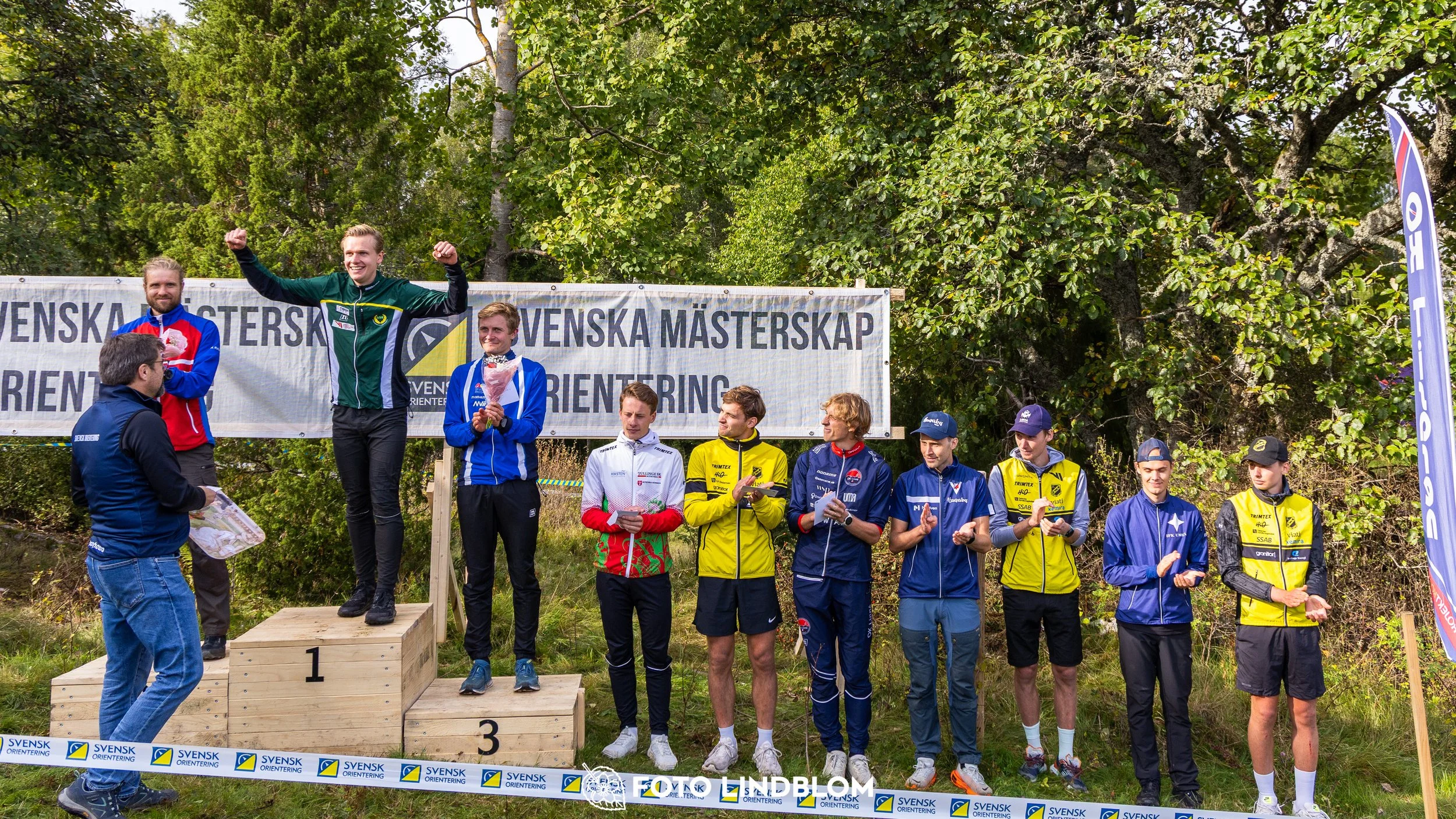 A picture from the Swedish national championship in long distance orienteering and Swedish league race taken by Foto Lindblom