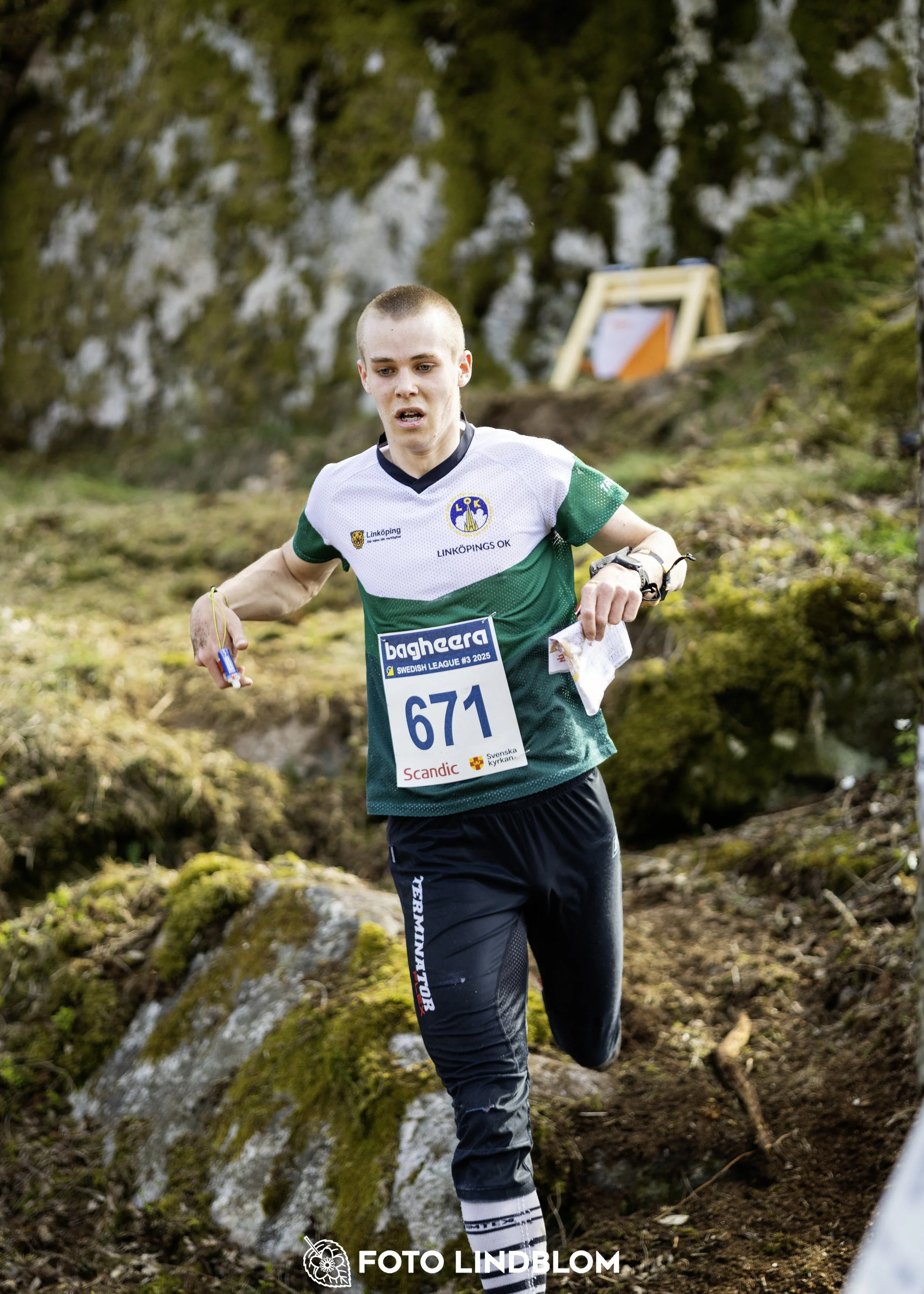 A picture from the third stage of the Swedish League orienteering competition