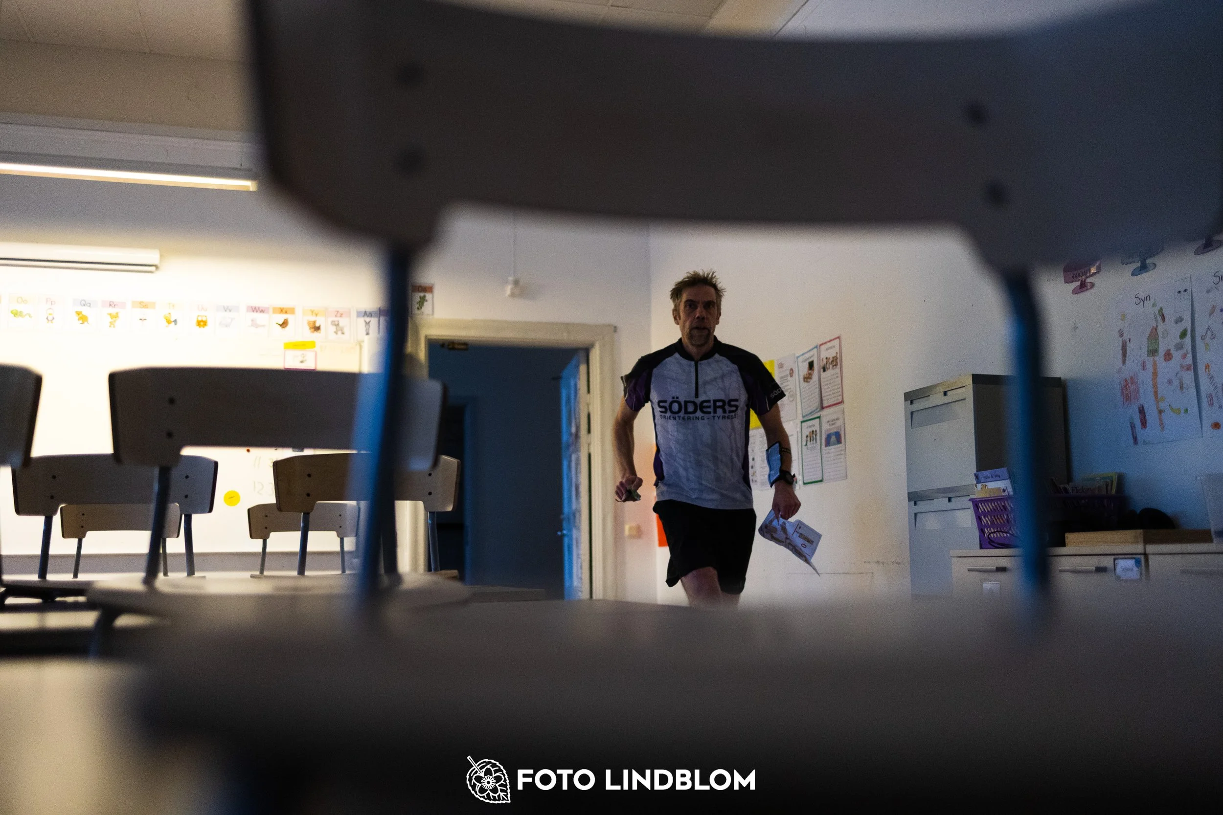 A picture from the indoor orienteering event Viken Indoor taken by Foto Lindblom