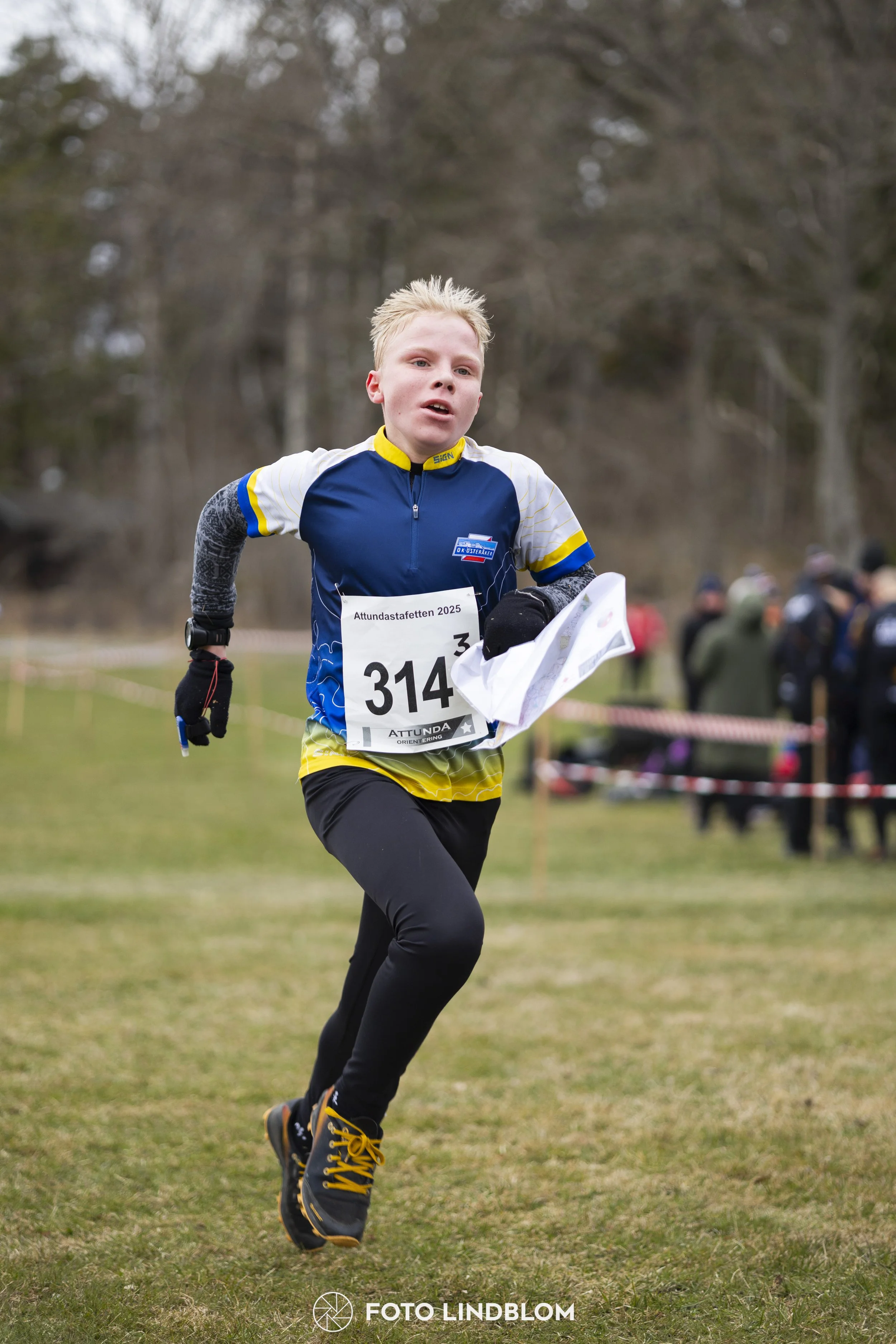 A picture from the orienteering relay competition "Attundastafetten"