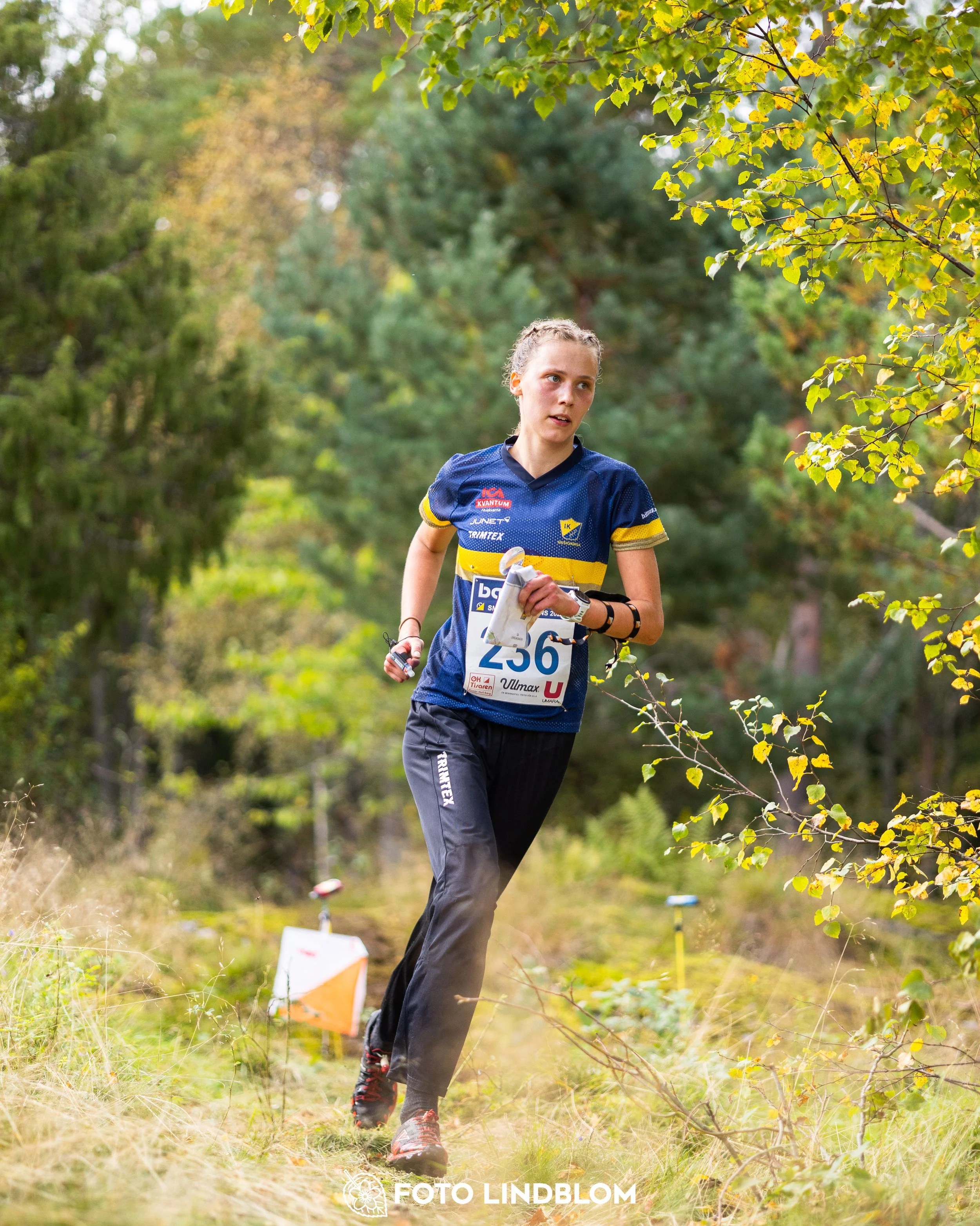 A picture from the Swedish national championship in long distance orienteering and Swedish league race taken by Foto Lindblom