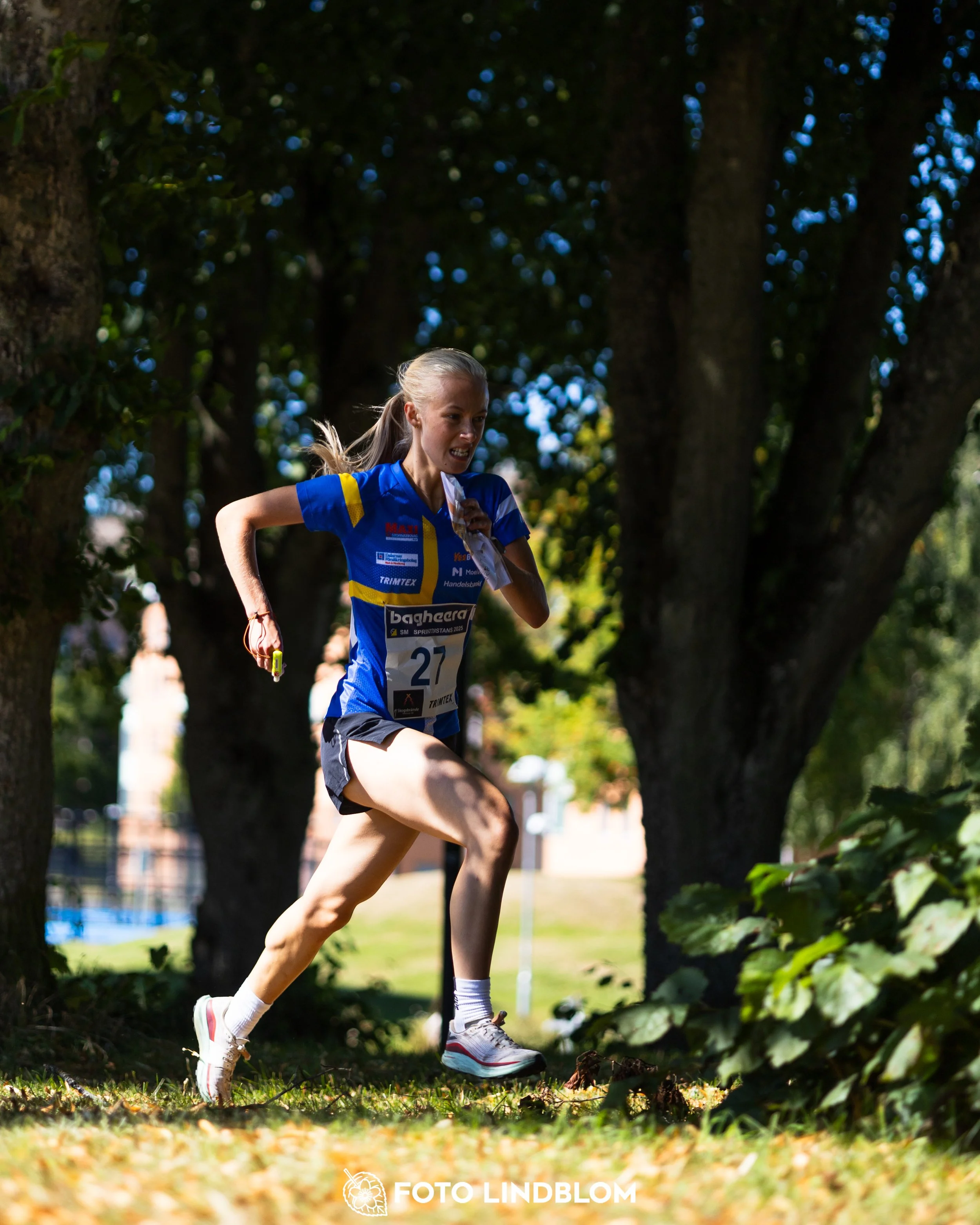 A picture from the Swedish national championship in knock out orienteering  taken by Foto Lindblom