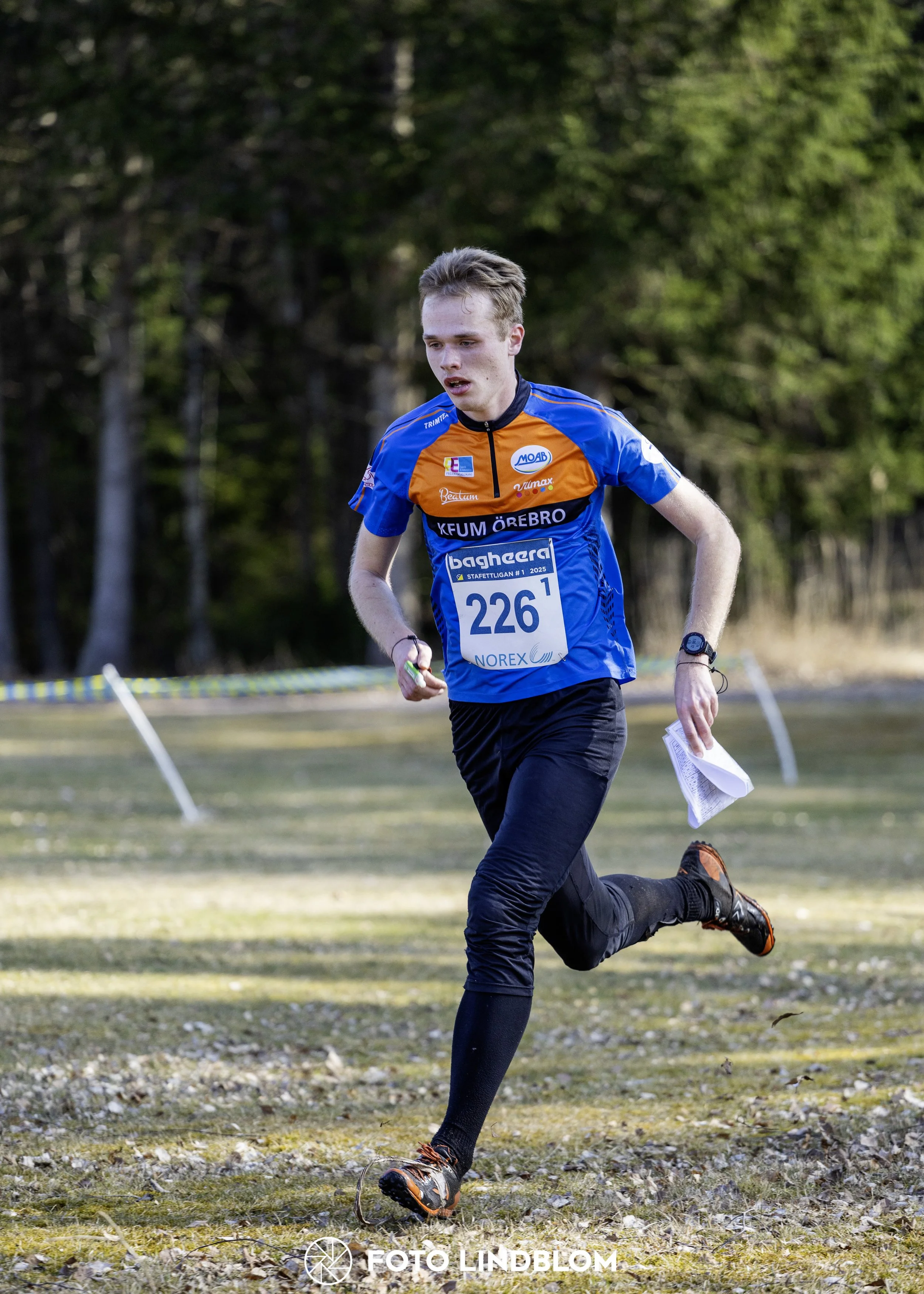 A picture from the orienteering relay competition "Måsen Staffeten"