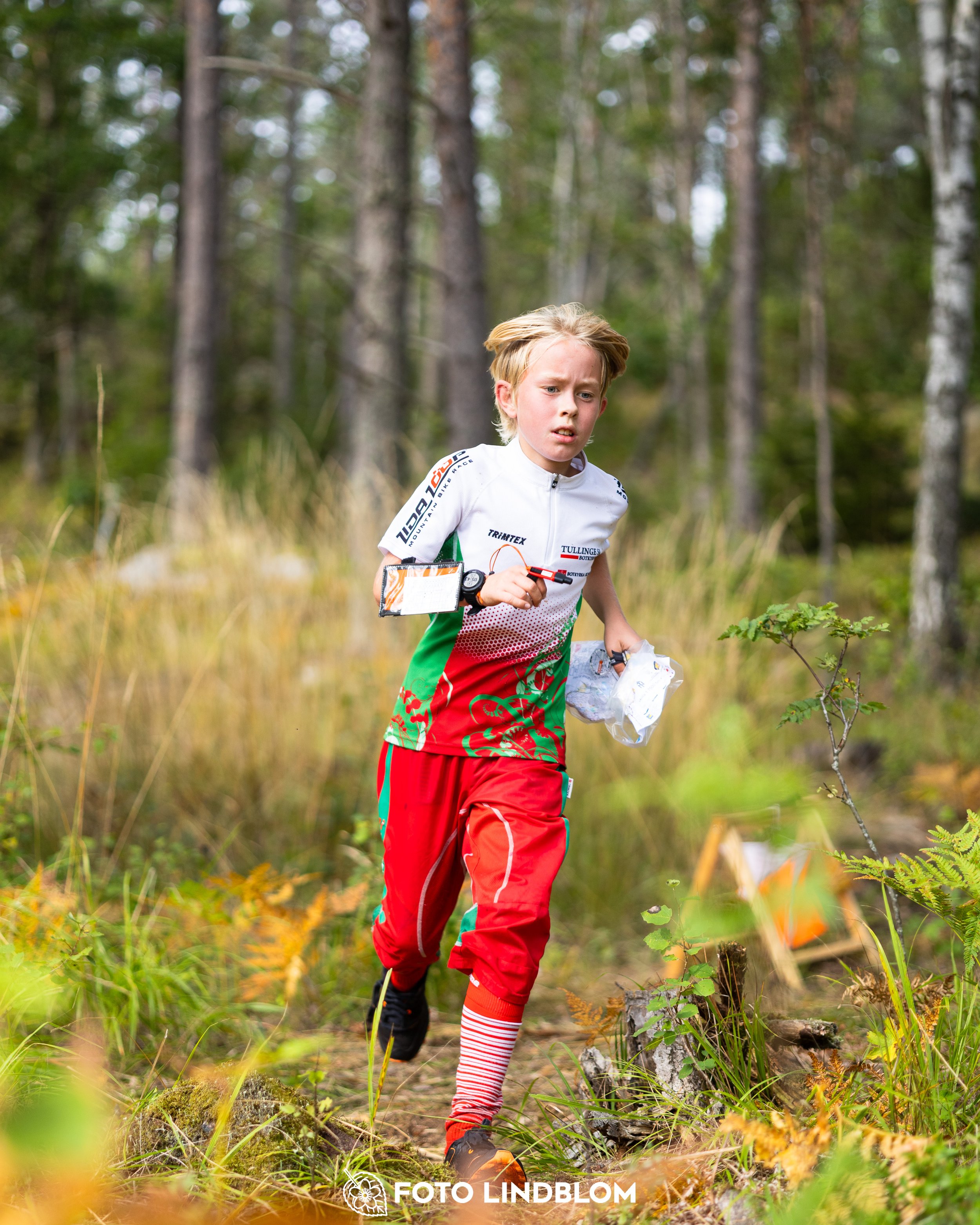 A picture from the Stockholm district championship in middle distance orienteering taken by Foto Lindblom