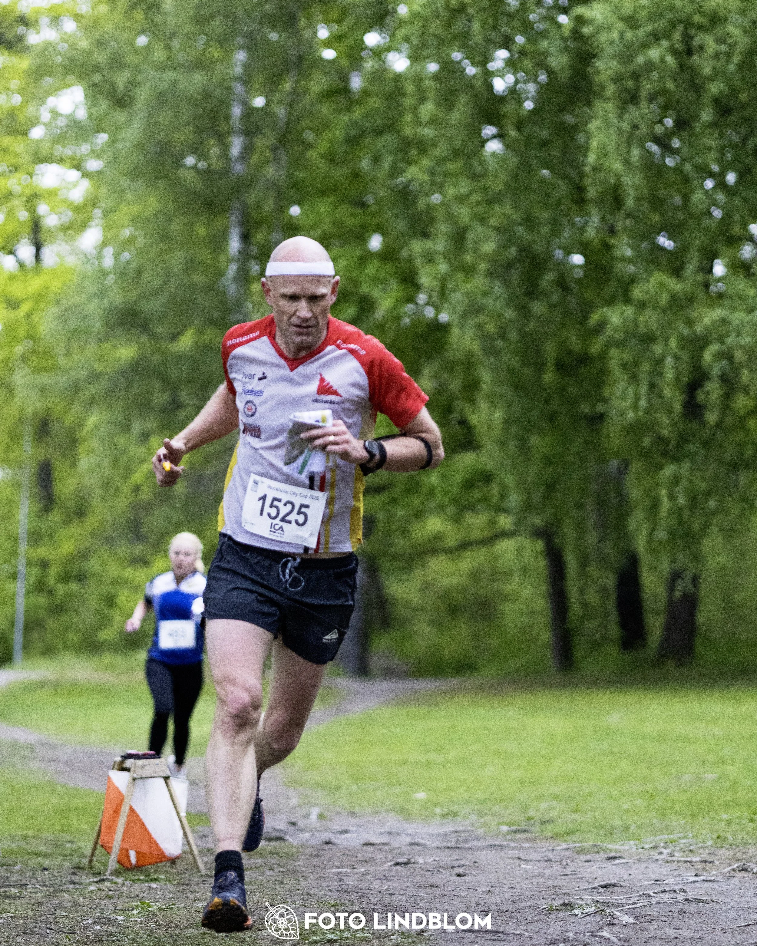 A picture from the secund stage of the Stockholm City Cup sprint orienteering competition