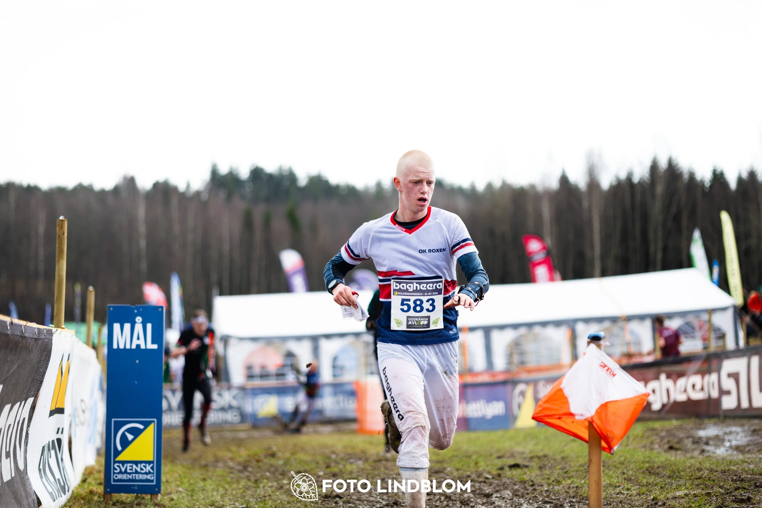 A photo from the Swedish League orienteering competition in Kolmården spring 2026, captured by Foto Lindblom.