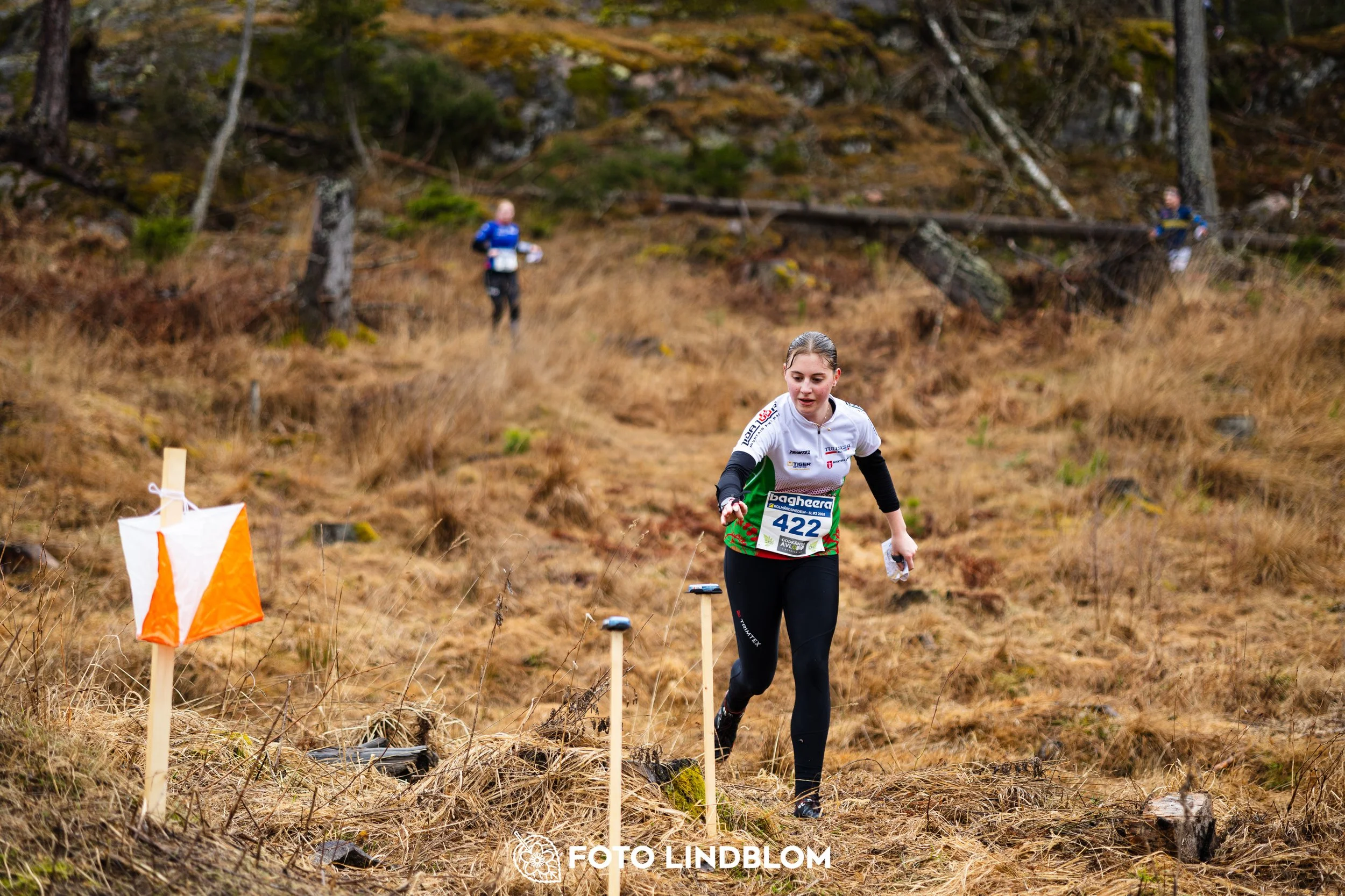 A photo from a middle distance orienteering event in Kolmården during the Swedish League 2026, captured by Foto Lindblom.