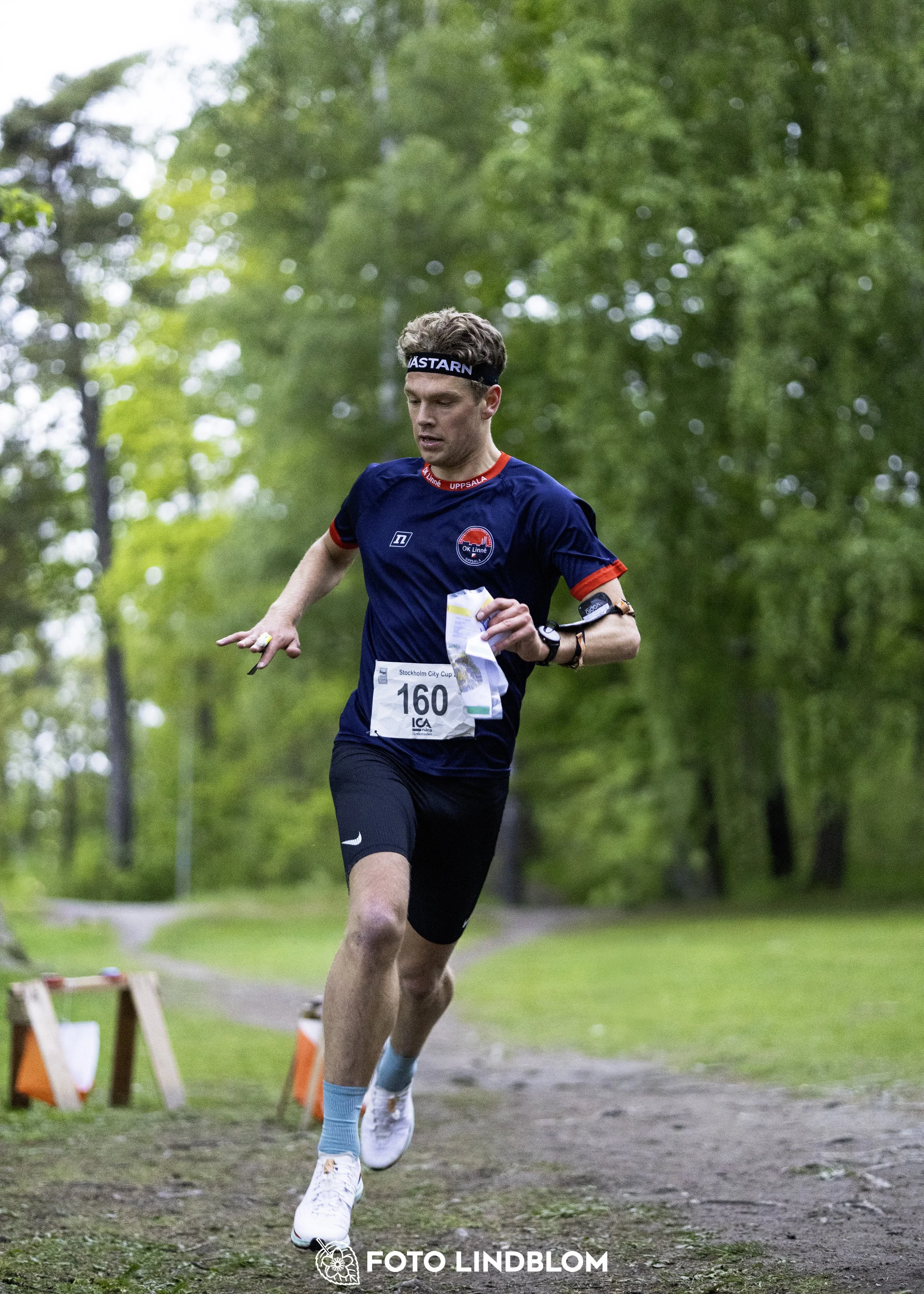 A picture from the secund stage of the Stockholm City Cup sprint orienteering competition