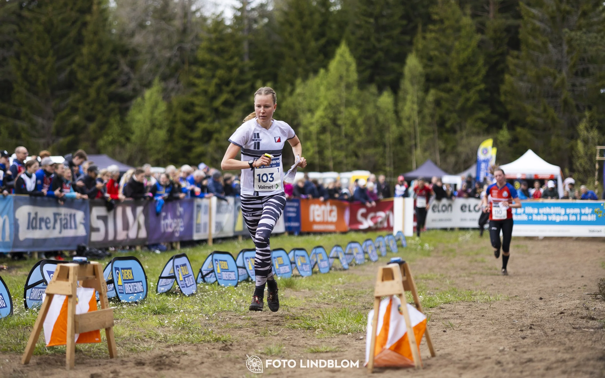A picture from the Swedish national championship in relay orienteering