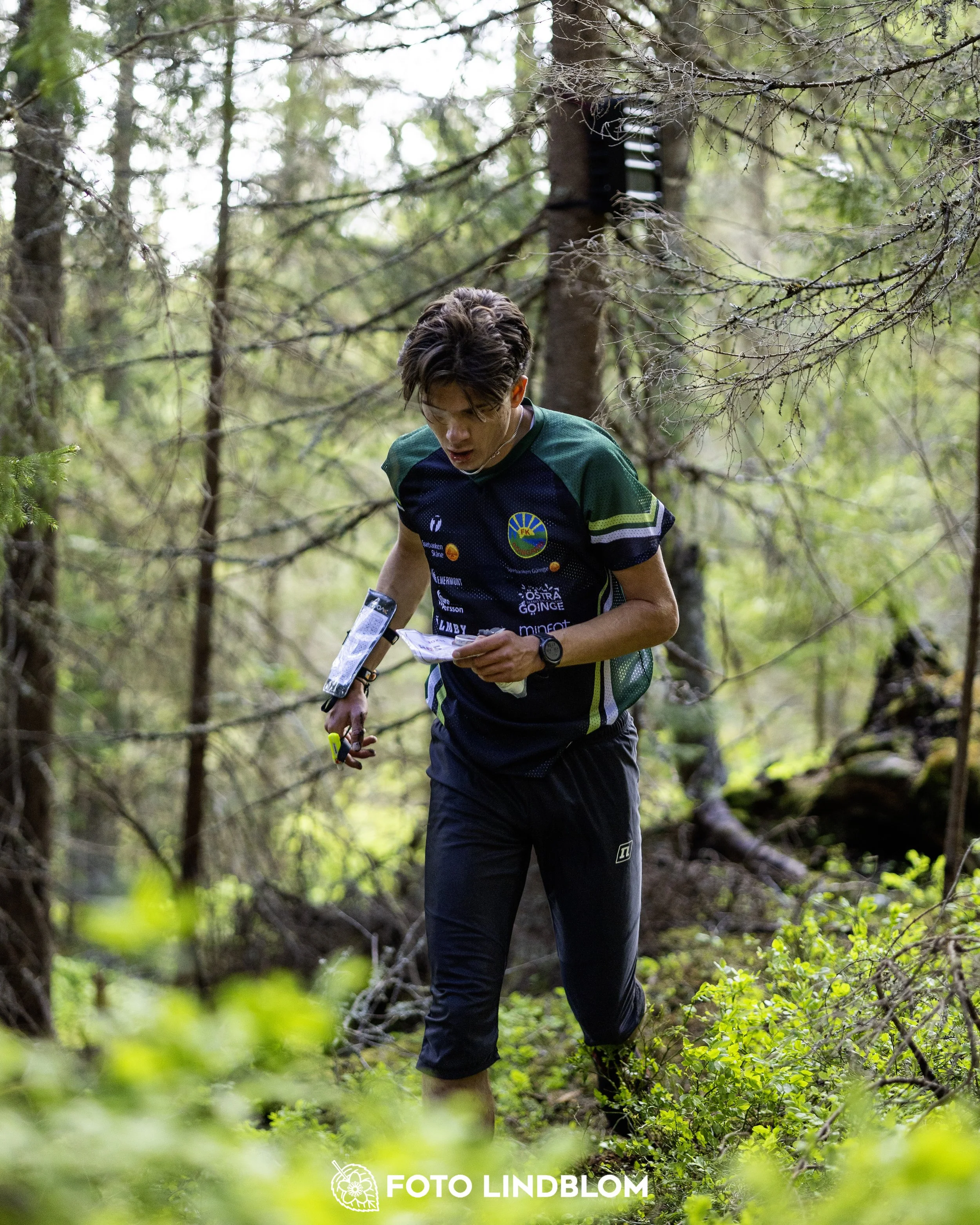 A picture from the seventh stage of the Swedish League orienteering competition