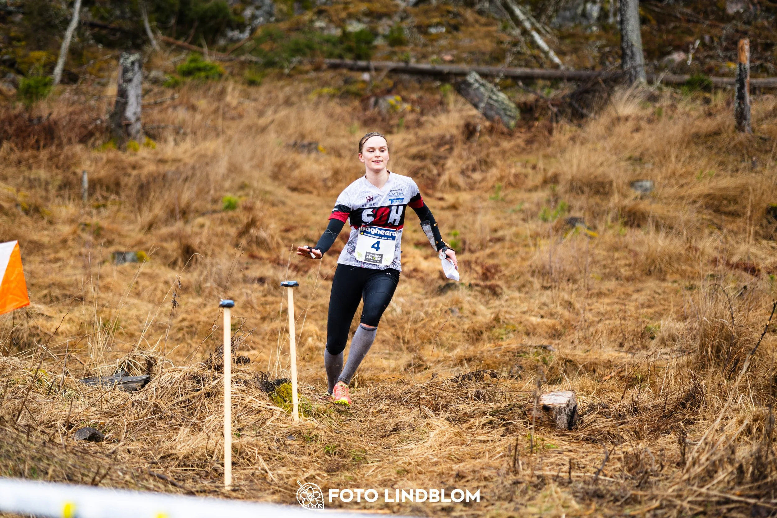 A photo from an orienteering race in Kolmården during the Swedish League spring season 2026, captured by Foto Lindblom.