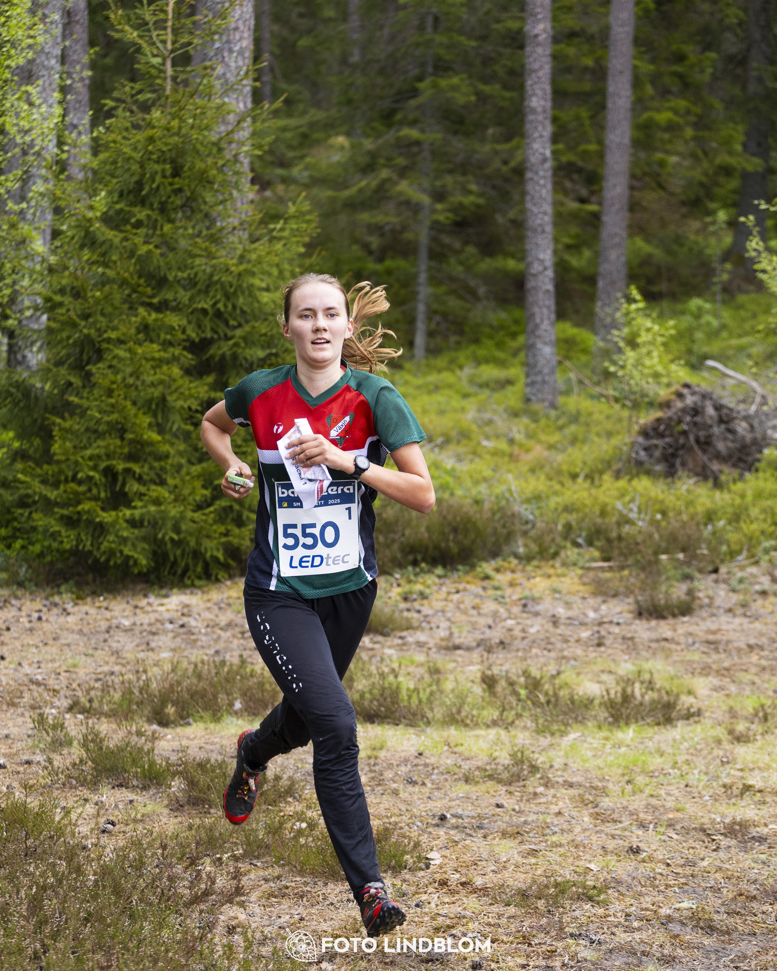 A picture from the Swedish national championship in relay orienteering