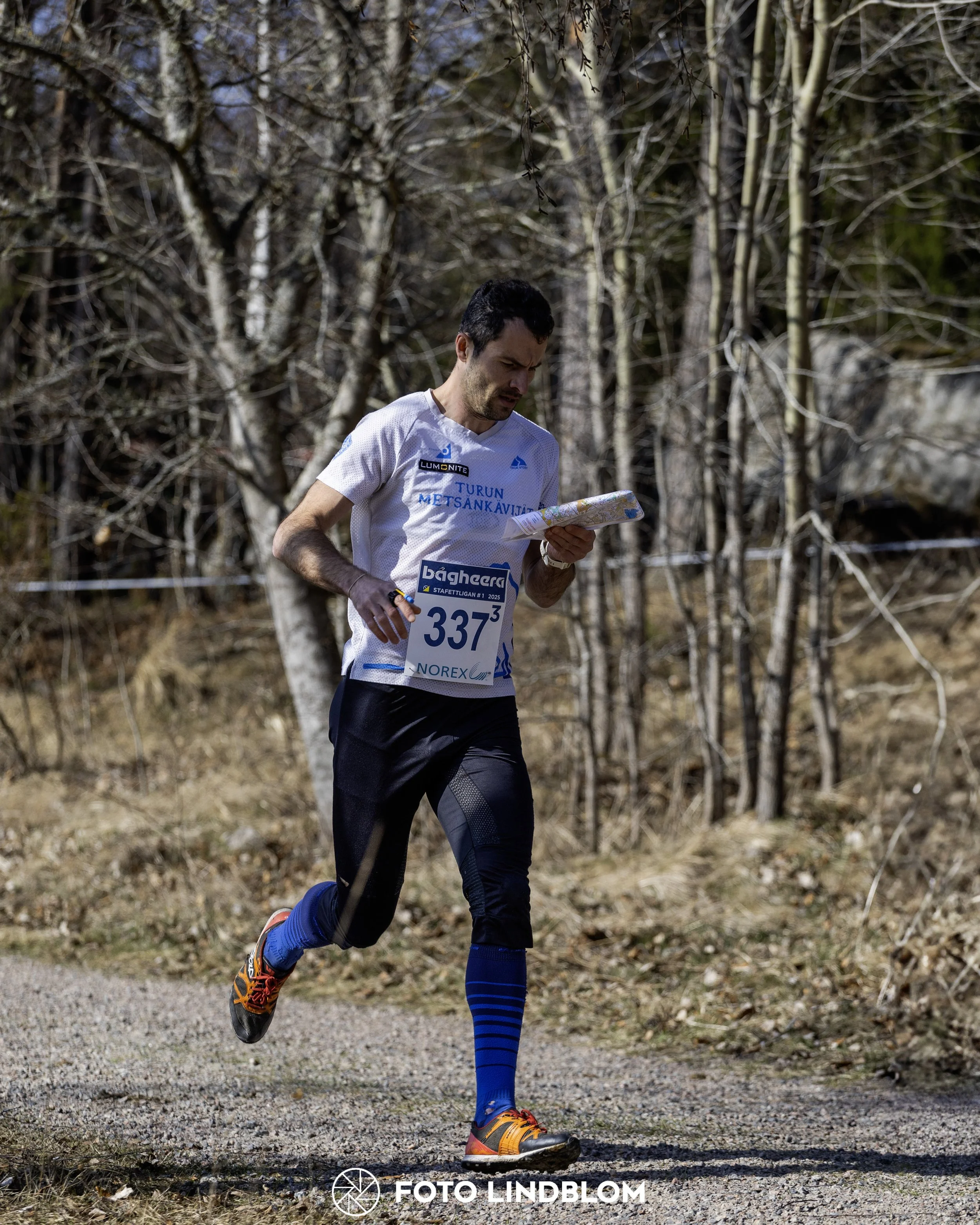 A picture from the orienteering relay competition "Måsen Staffeten"
