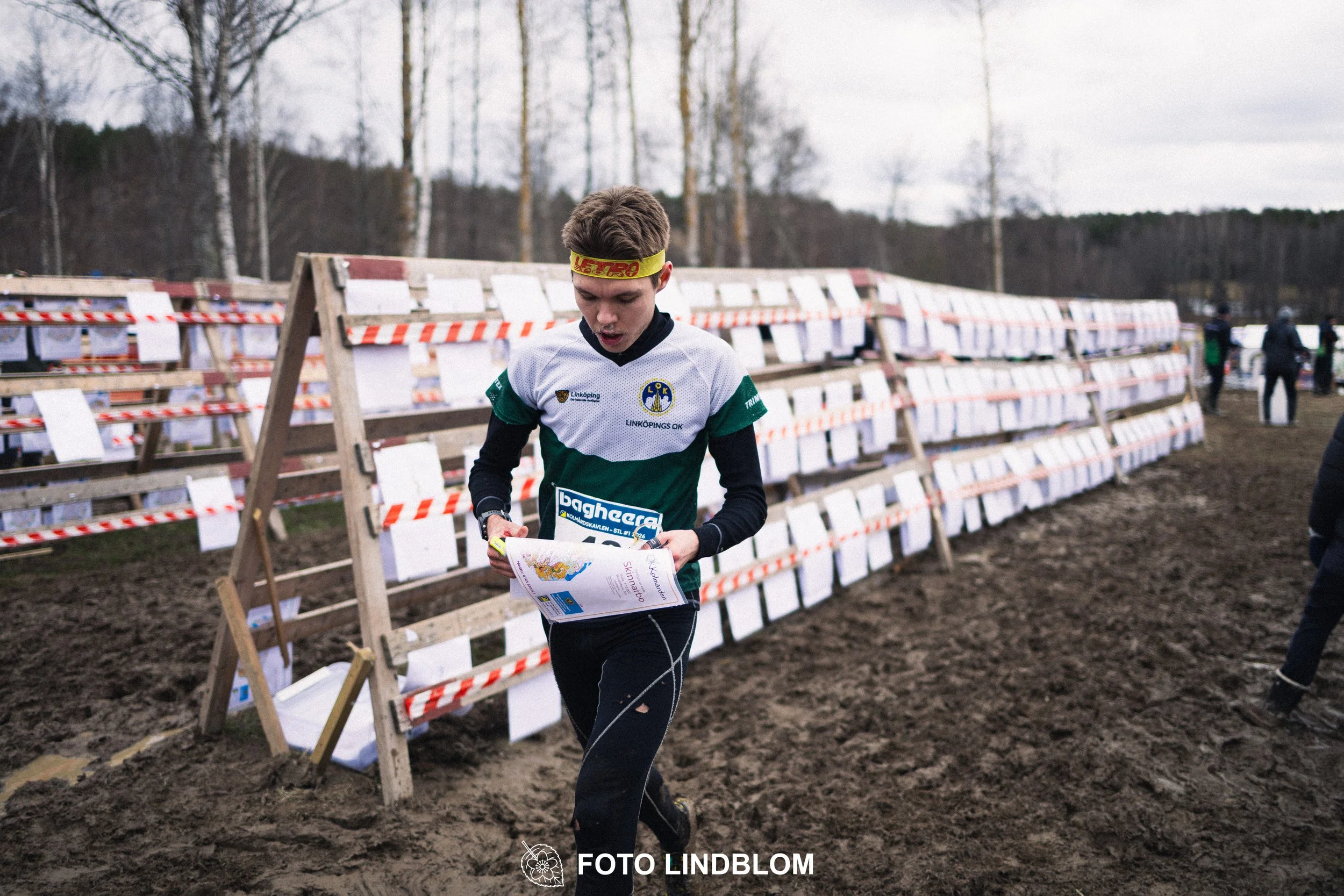 A photo from Kolmårdskavlen during the Swedish relay league 2026, captured by Foto Lindblom.
