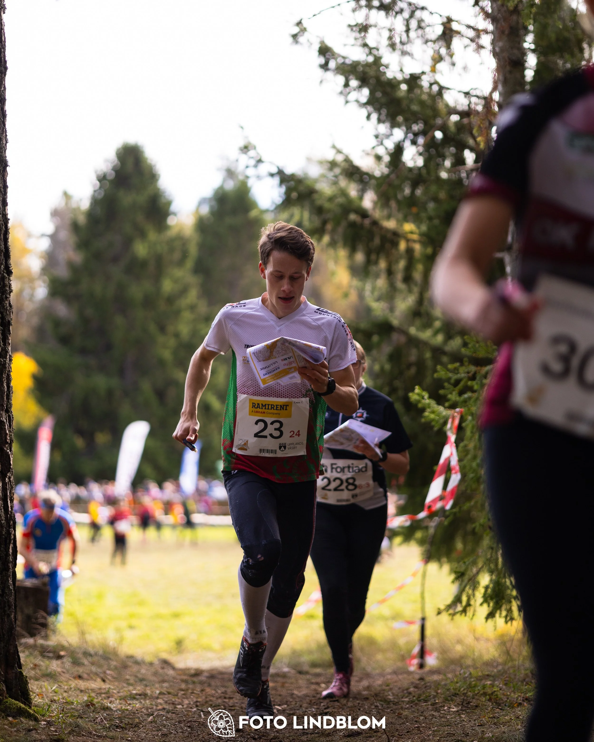 A picture from the 25-Manna orienteering event taken by Foto Lindblom