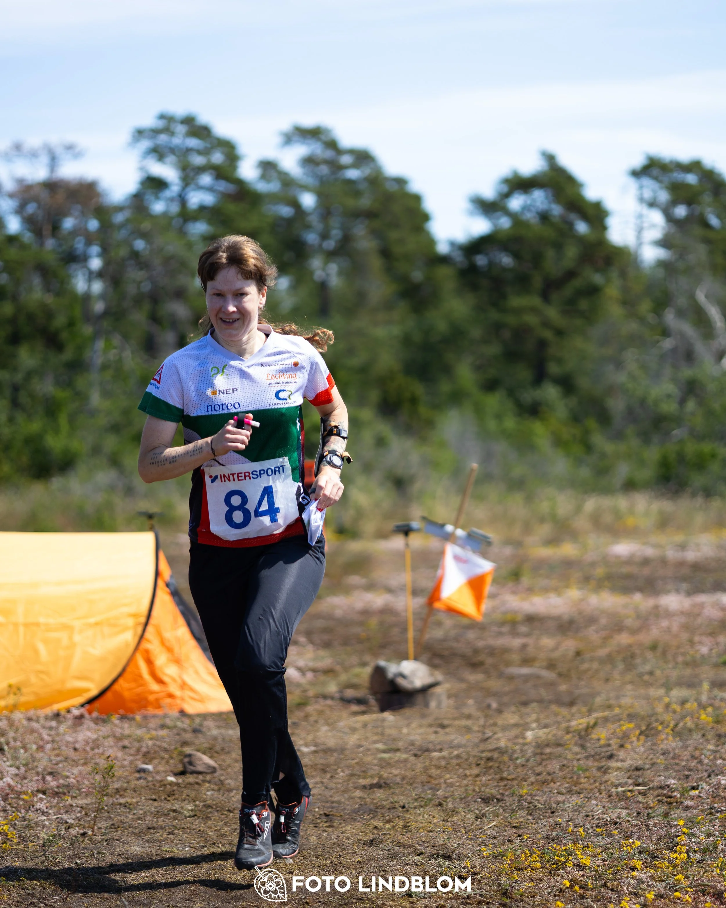 A picture from the Gotlands 3-Dagars orienteering competition