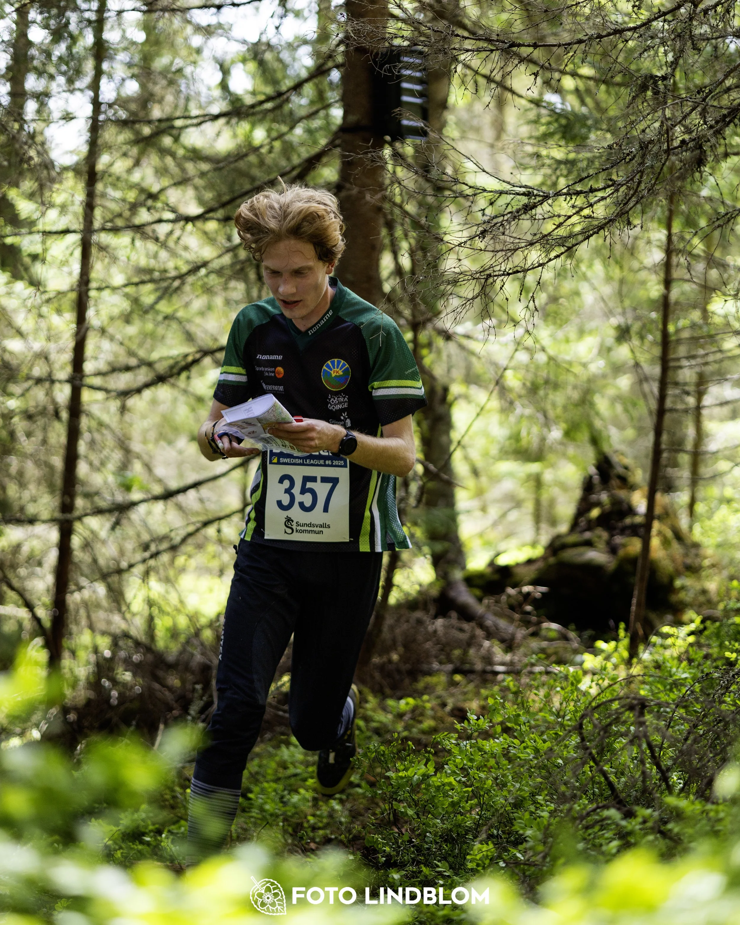 A picture from the seventh stage of the Swedish League orienteering competition