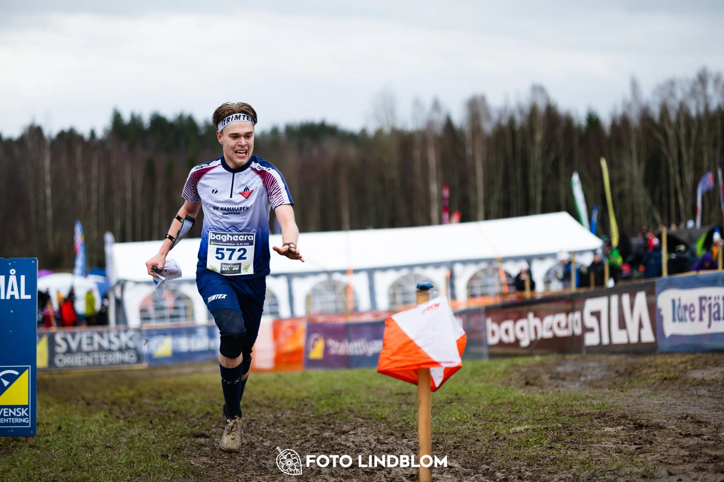 A photo from an orienteering race in Kolmården during the Swedish League spring season 2026, captured by Foto Lindblom.
