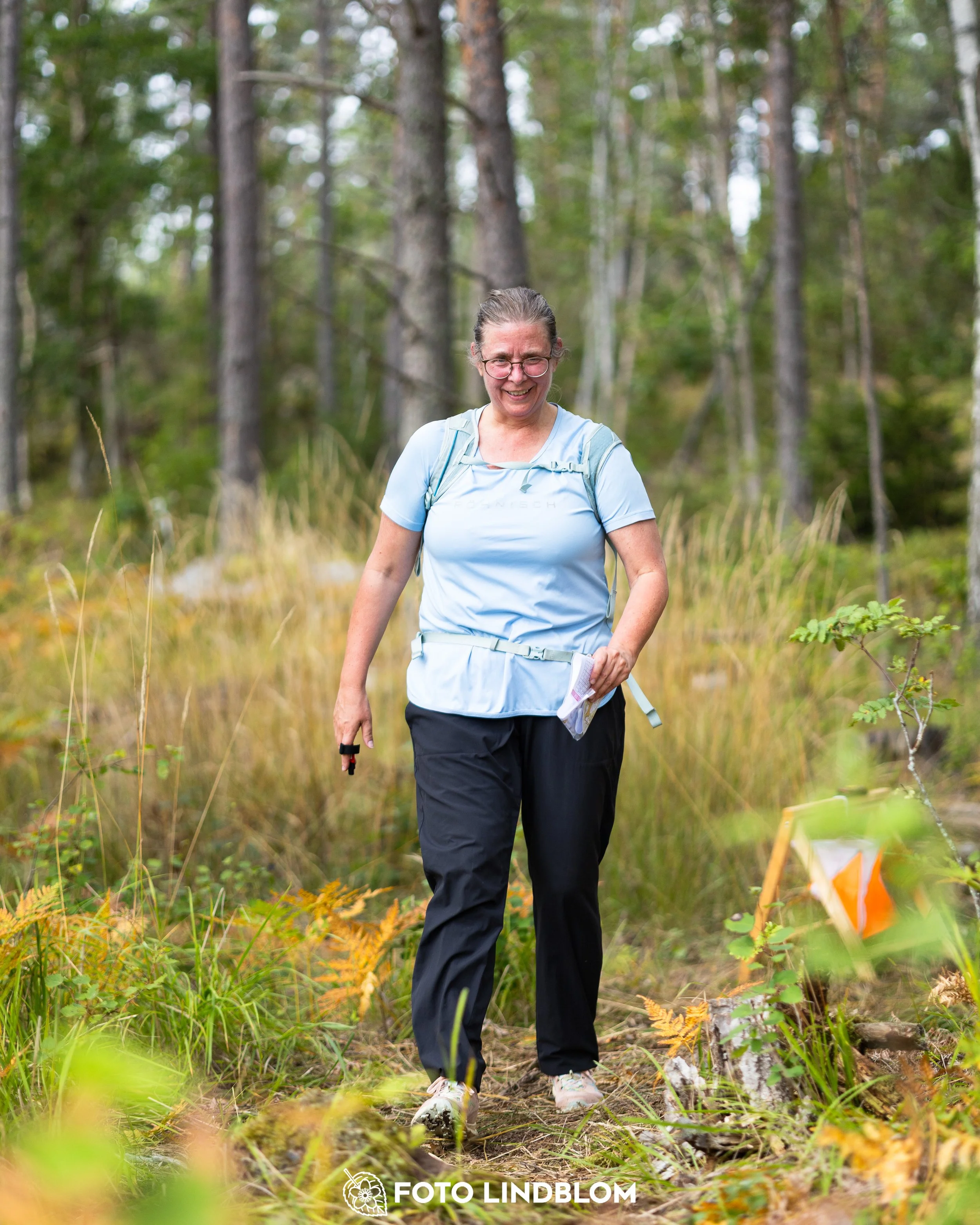 A picture from the Stockholm district championship in middle distance orienteering taken by Foto Lindblom