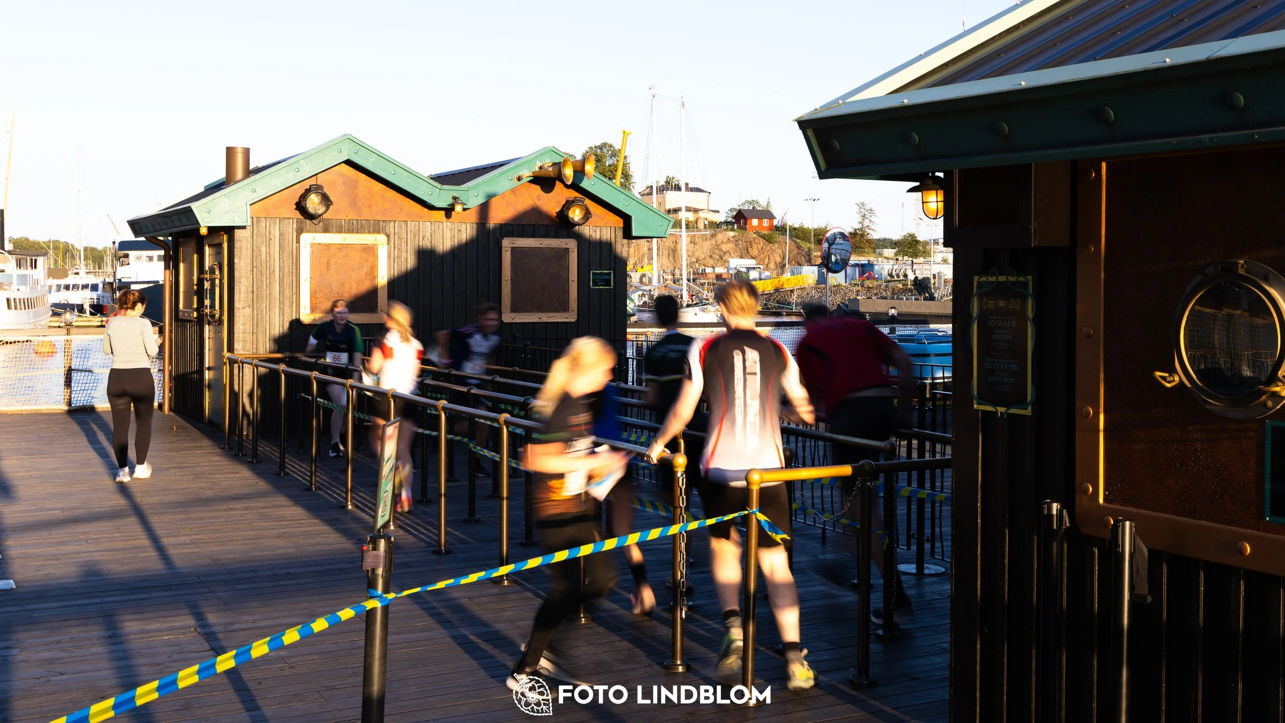 A picture from the orienteering event called Gröna Lund Sprinten taken by Foto Lindblom