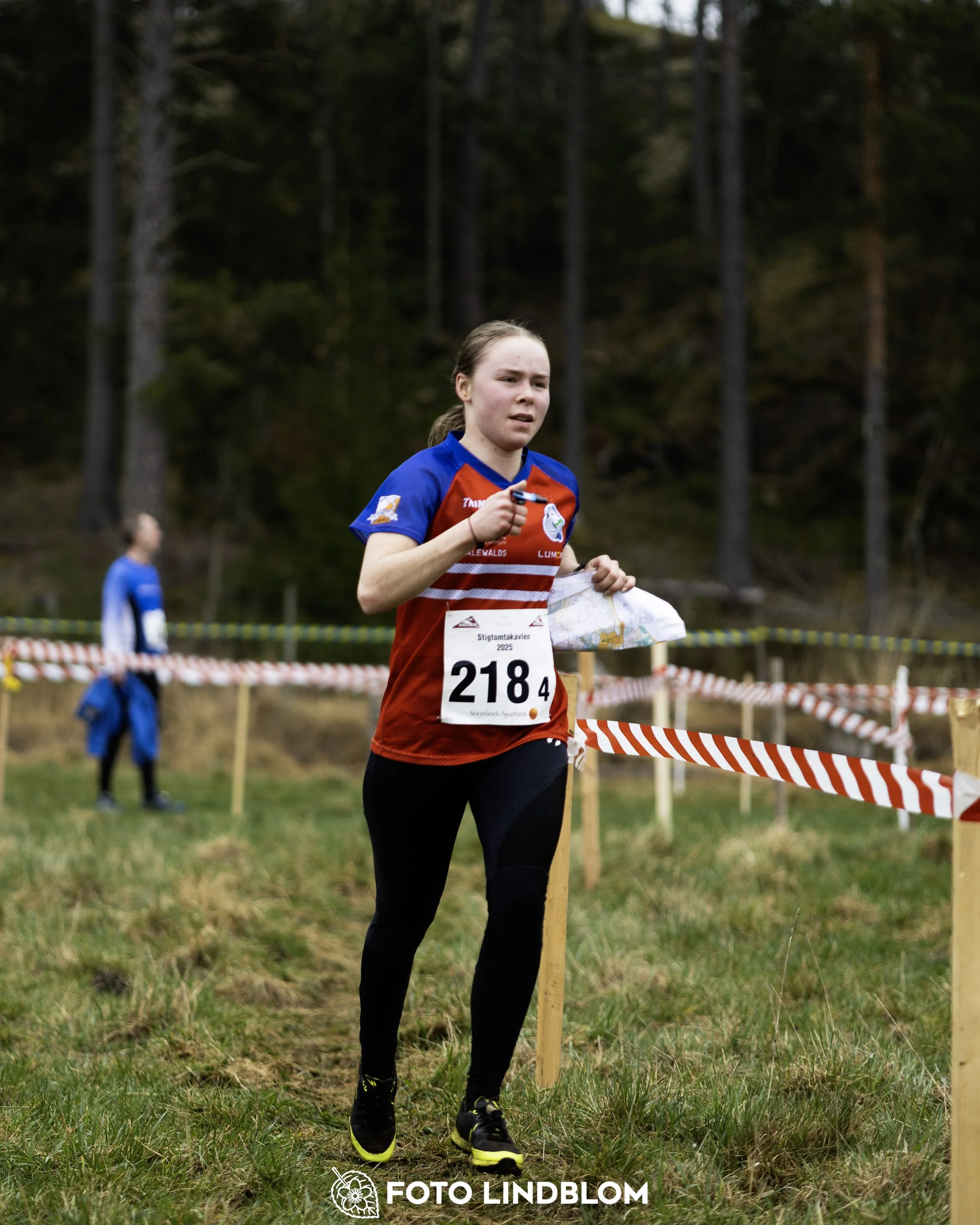 A picture from the orienteering relay competition "Stigtomtakavlen"