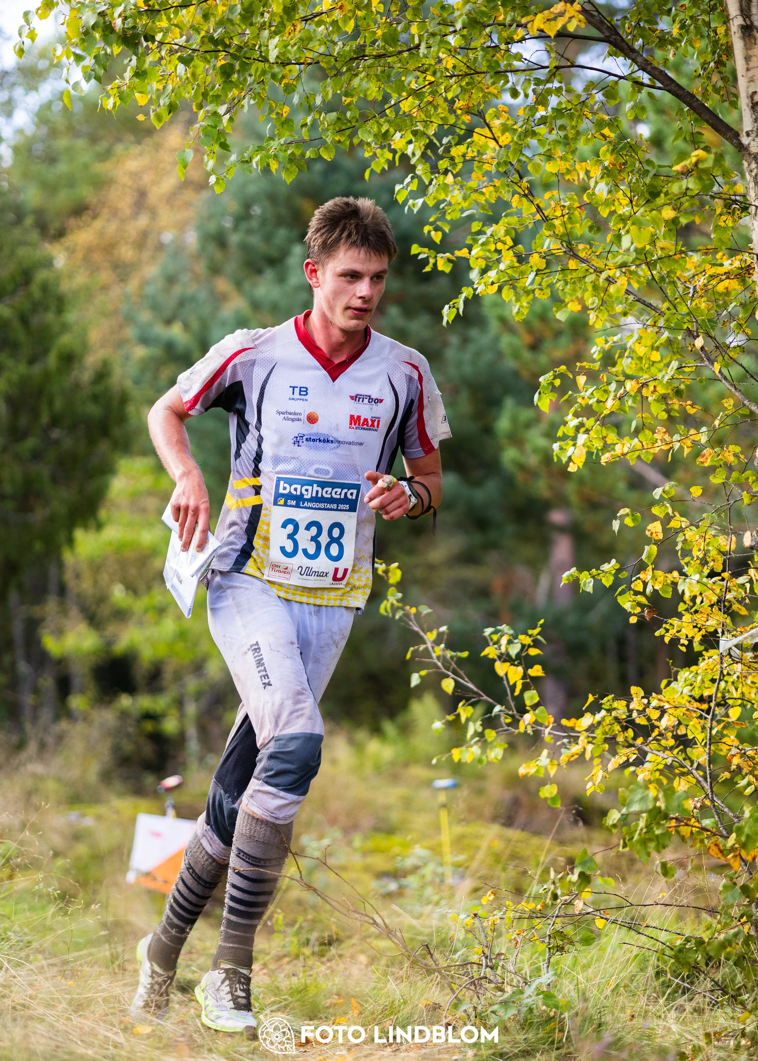 A picture from the Swedish national championship in long distance orienteering and Swedish league race taken by Foto Lindblom