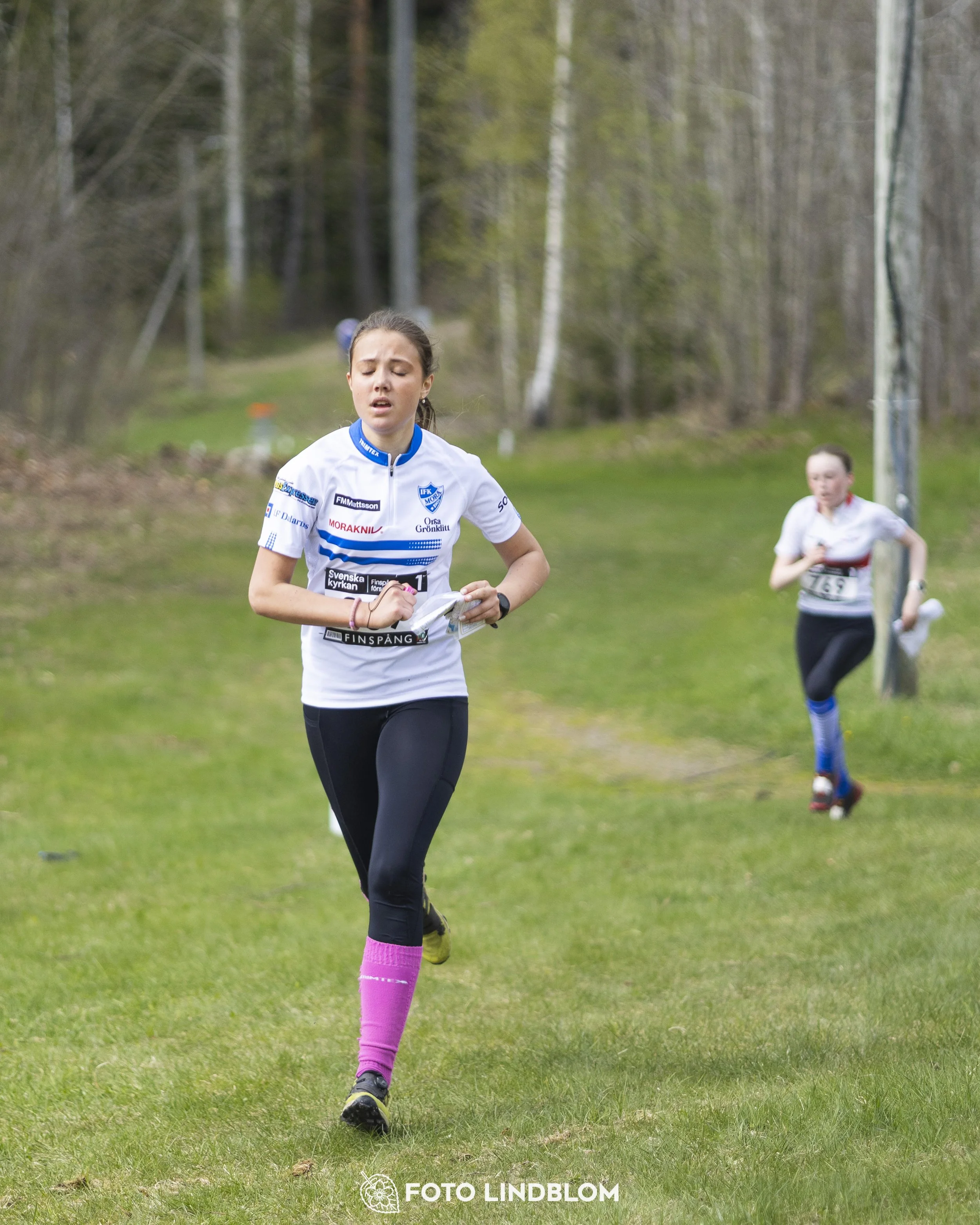 A picture from the youth relay at 10-Mila orienteering competition
