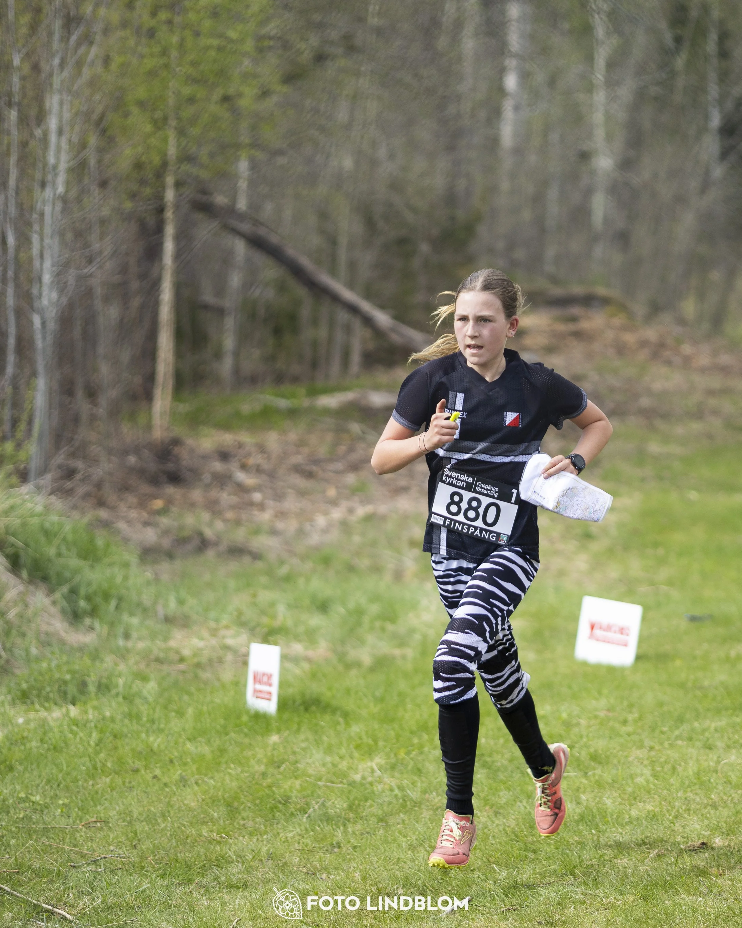 A picture from the youth relay at 10-Mila orienteering competition
