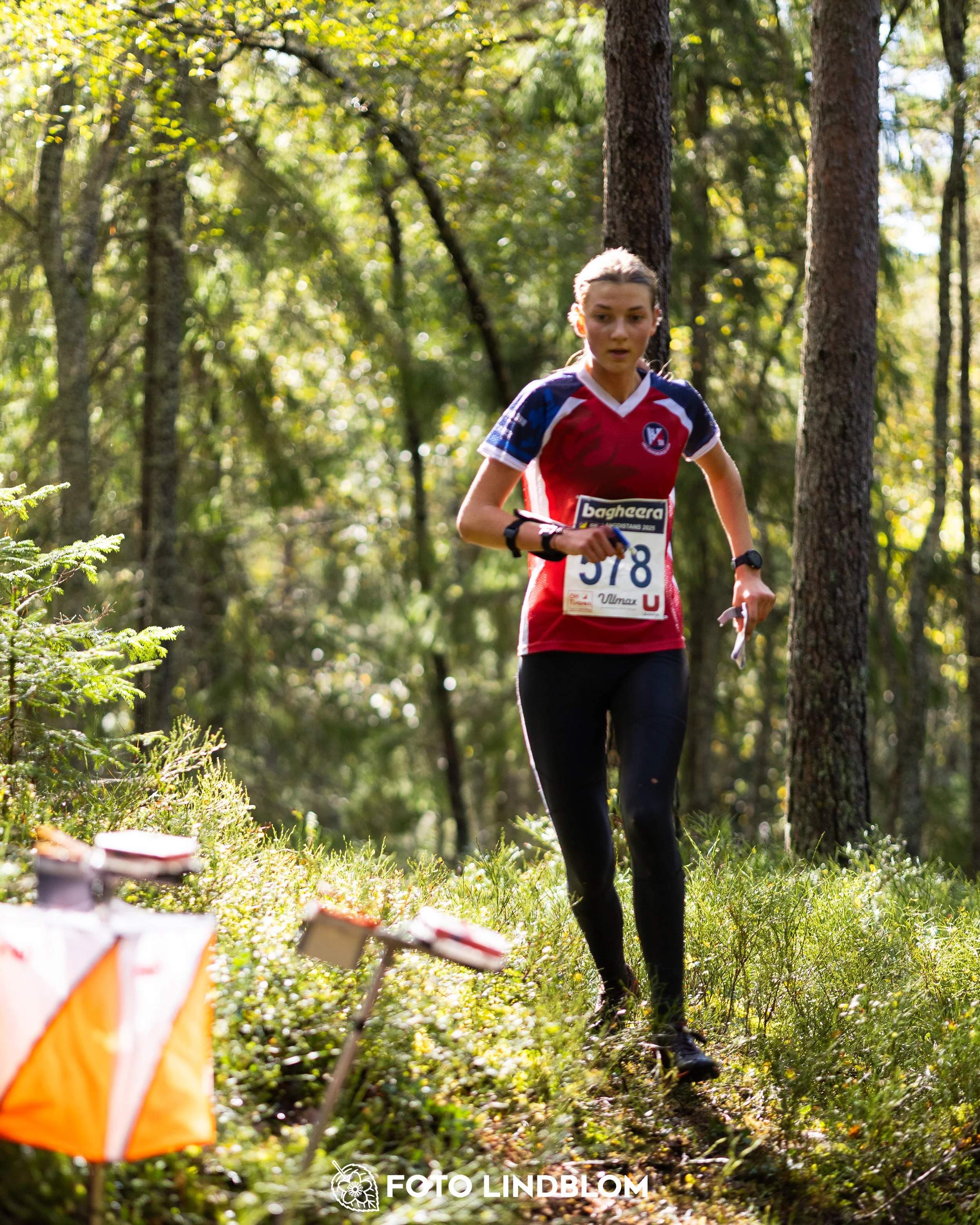 A picture from the Swedish national championship in long distance orienteering and Swedish league race taken by Foto Lindblom