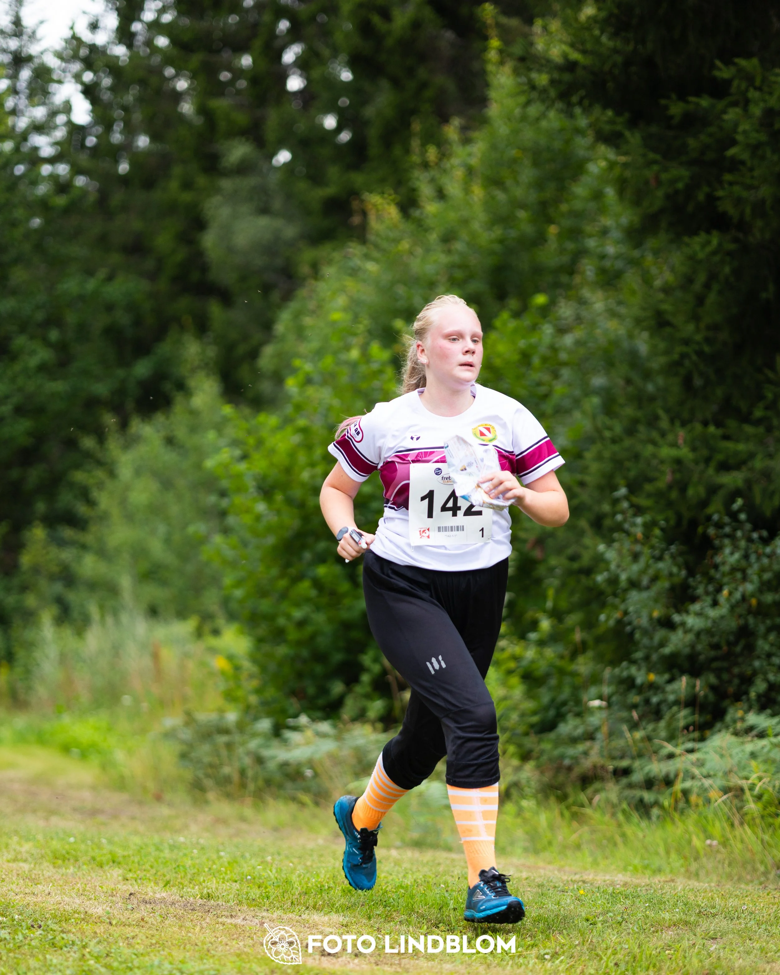 A picture from the youth 10 mila orienteering competition taken by Foto Lindblom