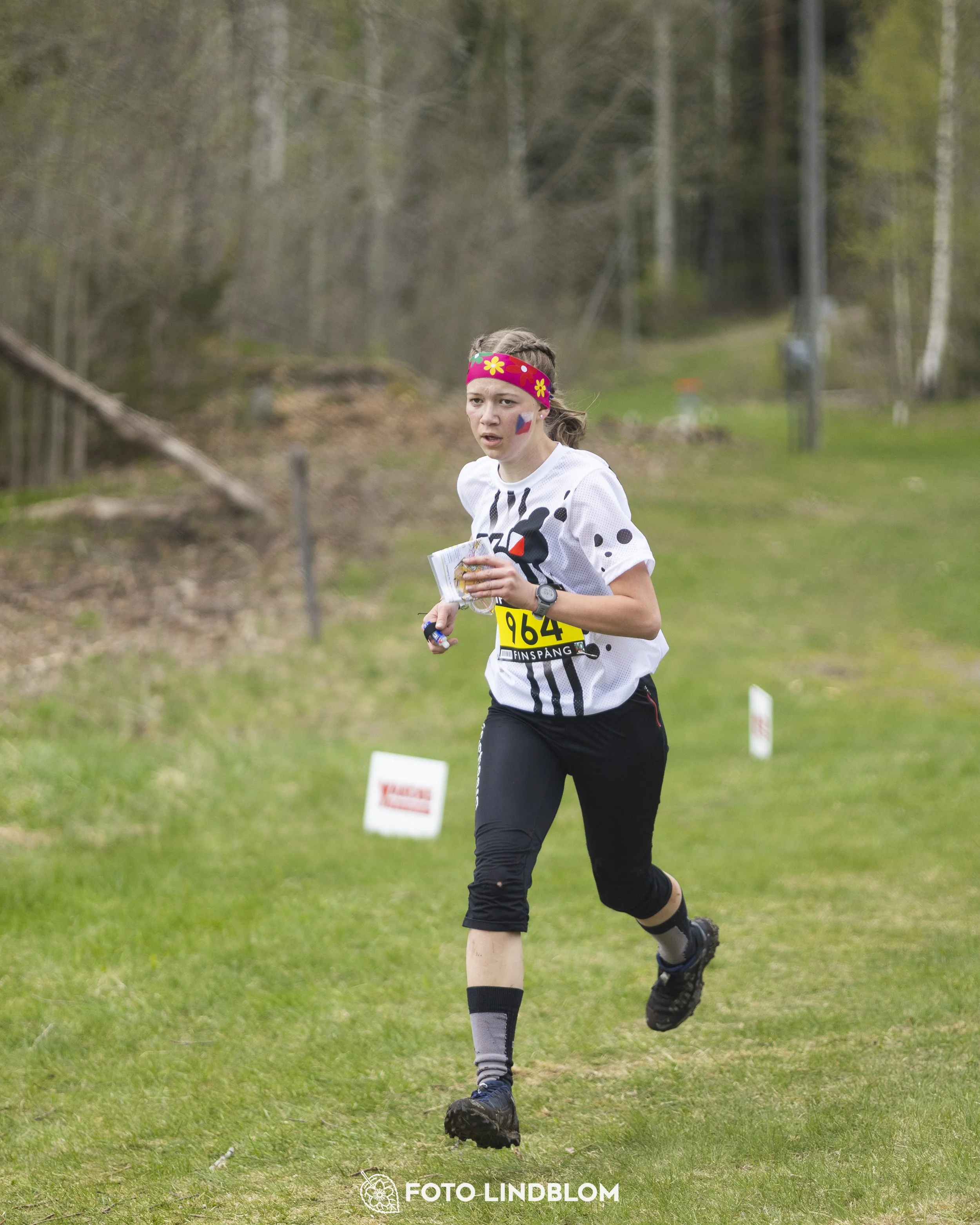A picture from the youth relay at 10-Mila orienteering competition