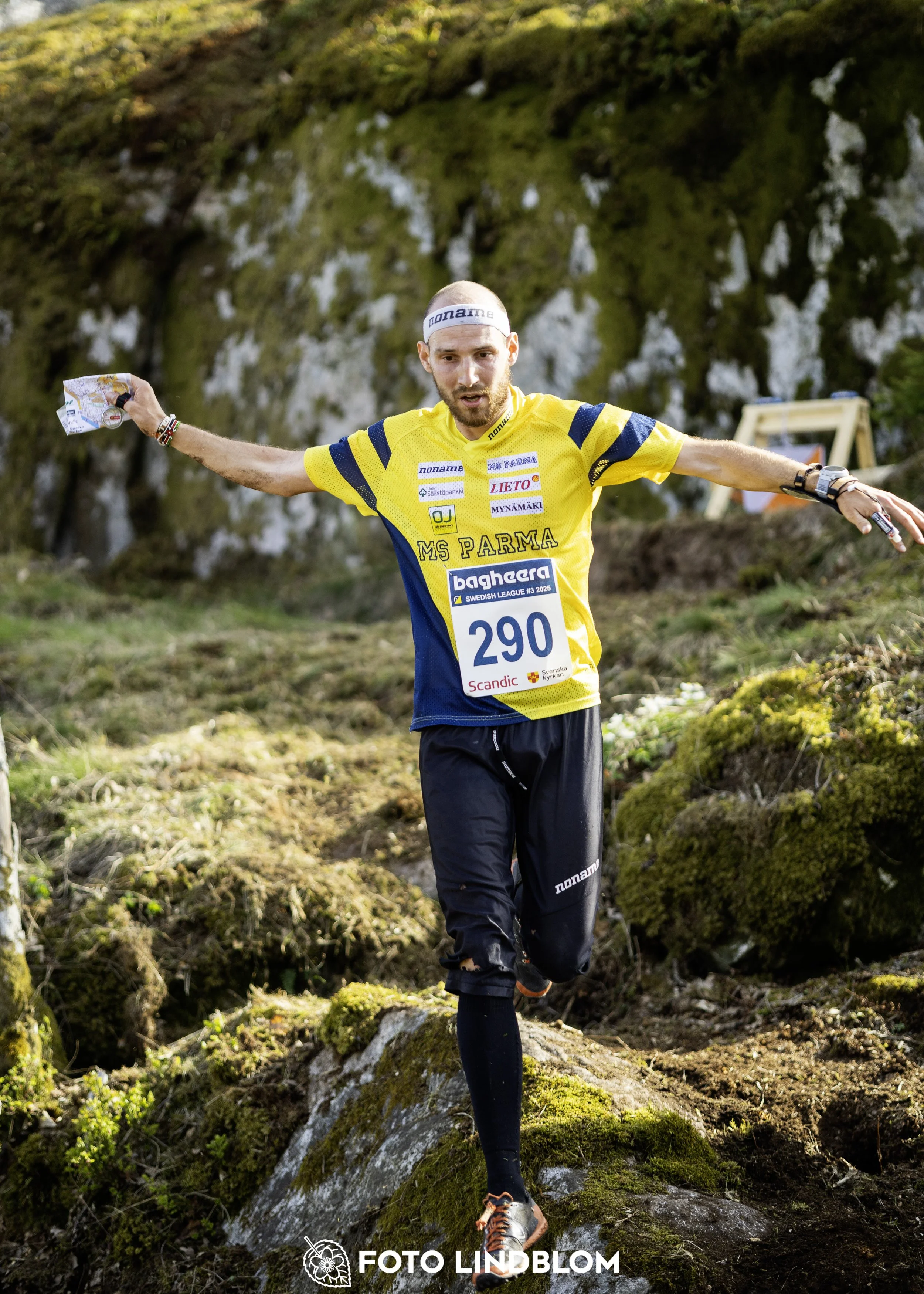 A picture from the third stage of the Swedish League orienteering competition