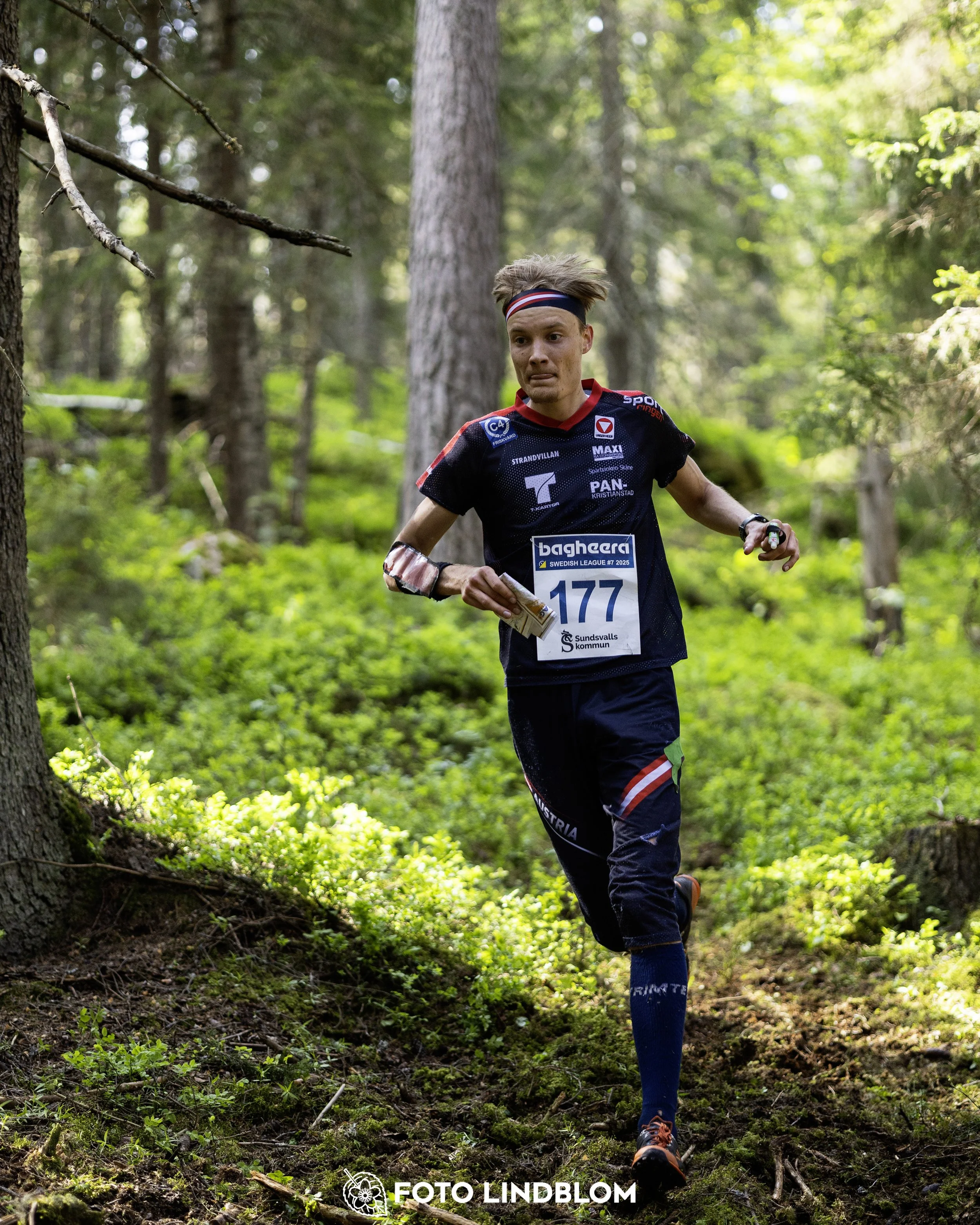 A picture from the seventh stage of the Swedish League orienteering competition