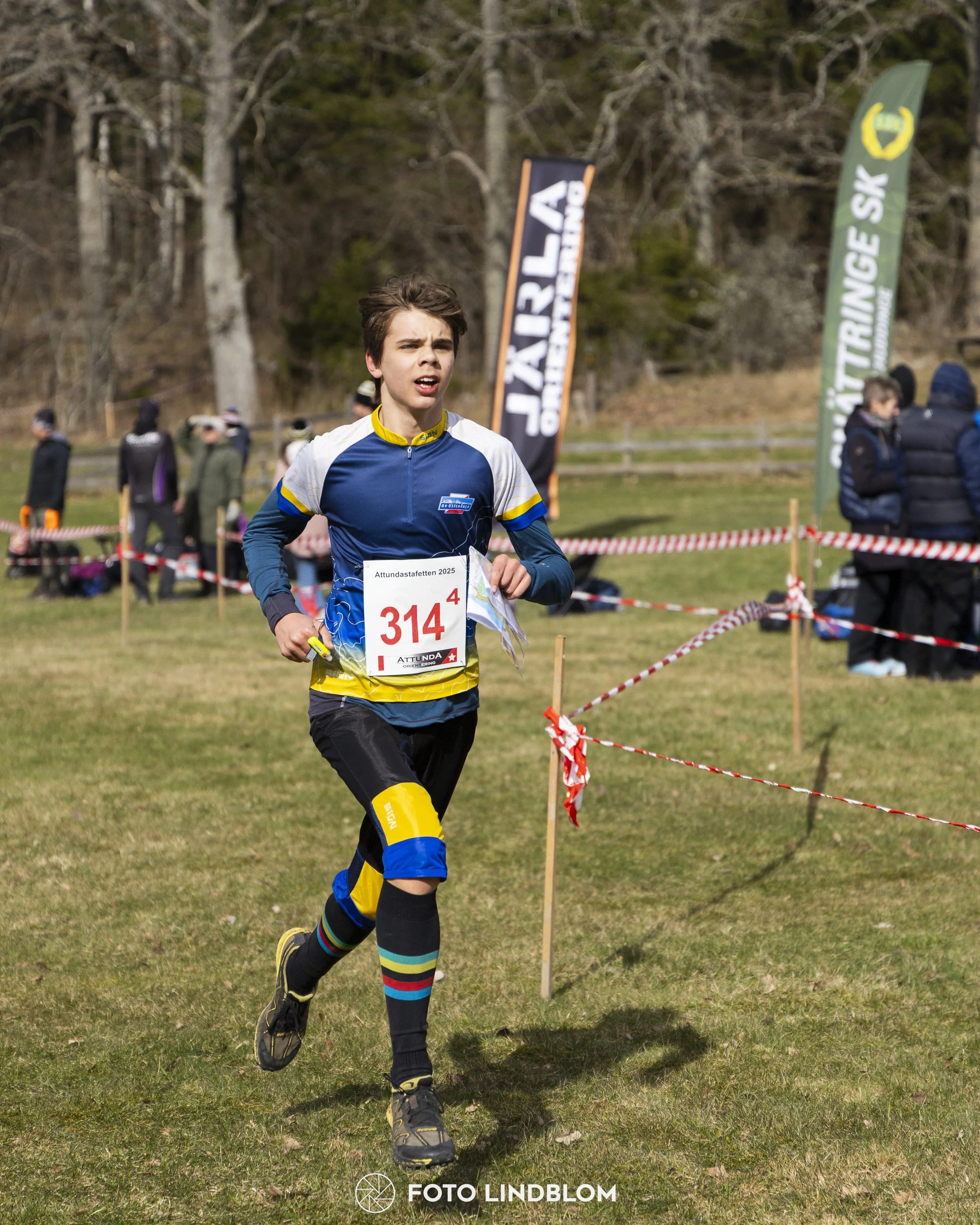 A picture from the orienteering relay competition "Attundastafetten"