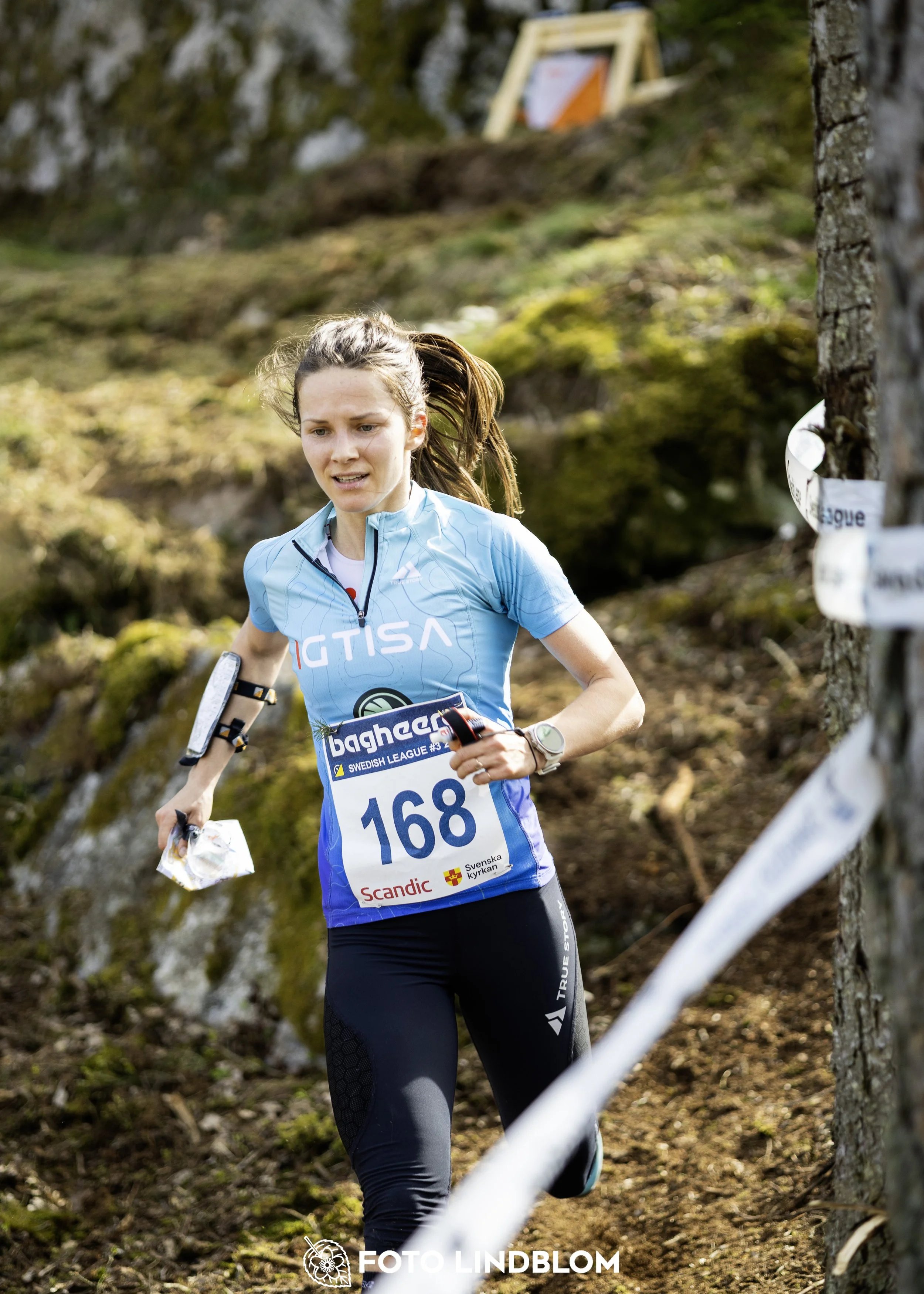 A picture from the third stage of the Swedish League orienteering competition