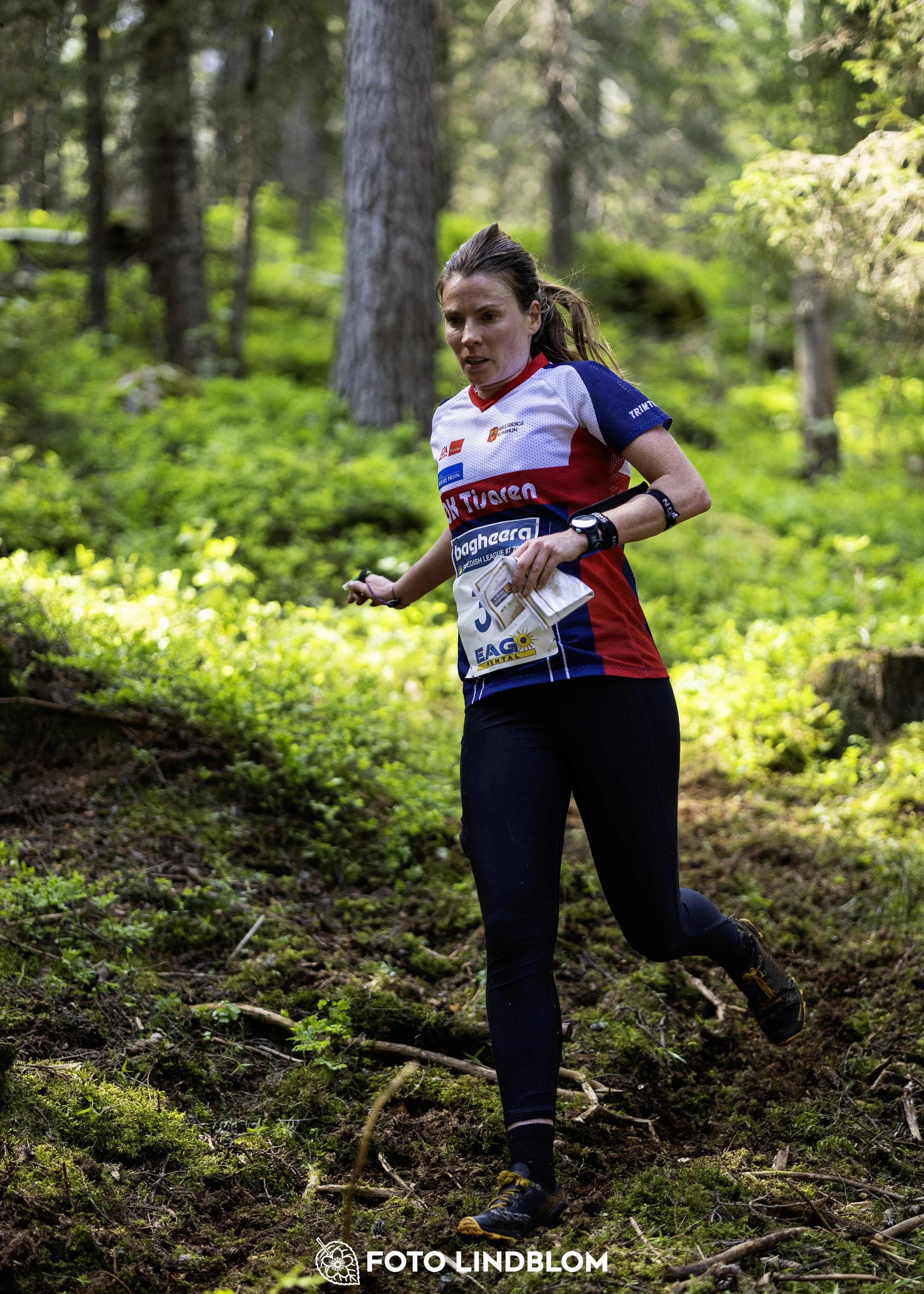 A picture from the seventh stage of the Swedish League orienteering competition