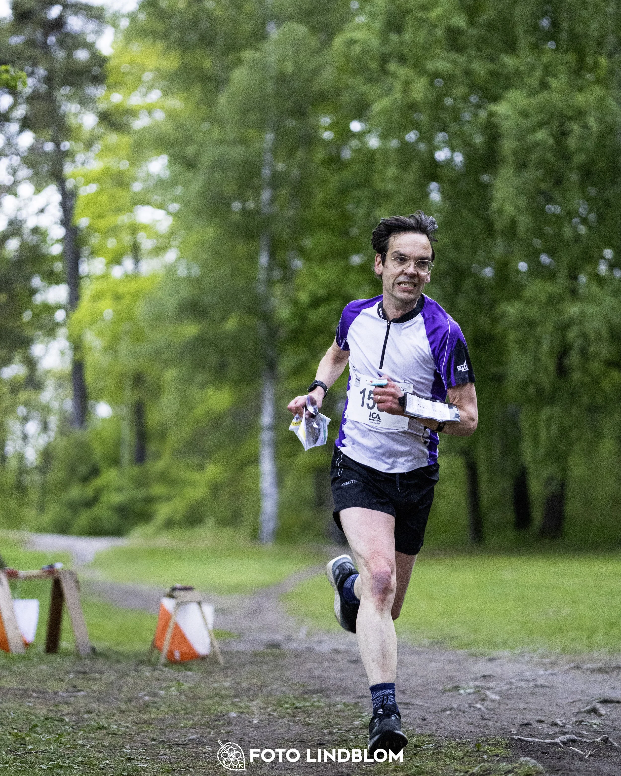 A picture from the secund stage of the Stockholm City Cup sprint orienteering competition