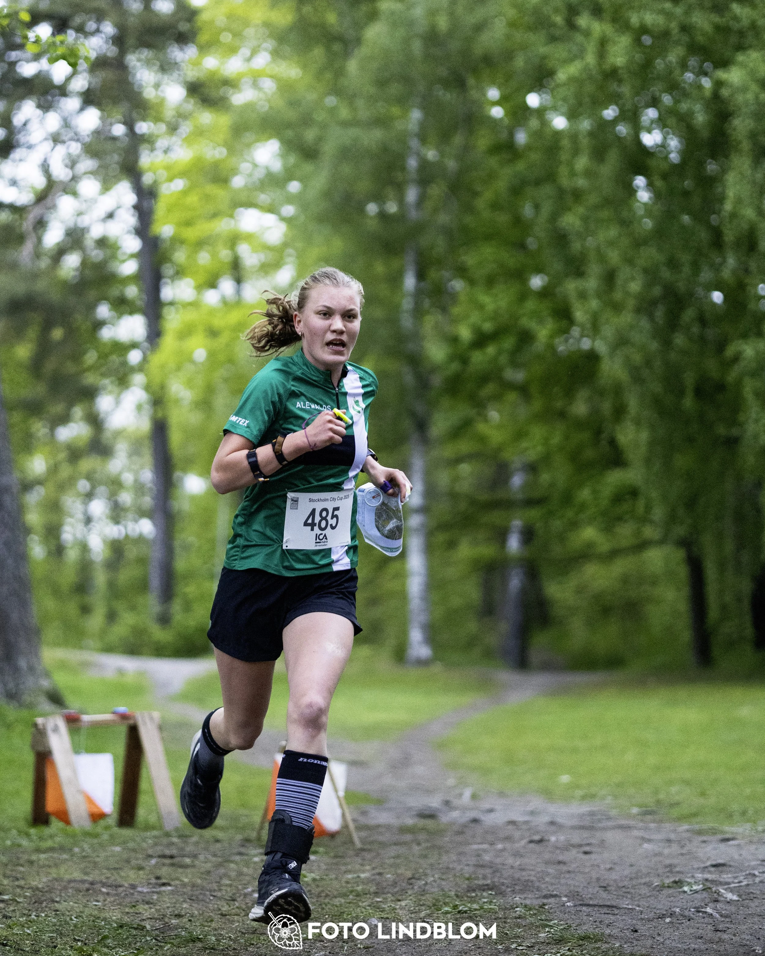 A picture from the secund stage of the Stockholm City Cup sprint orienteering competition